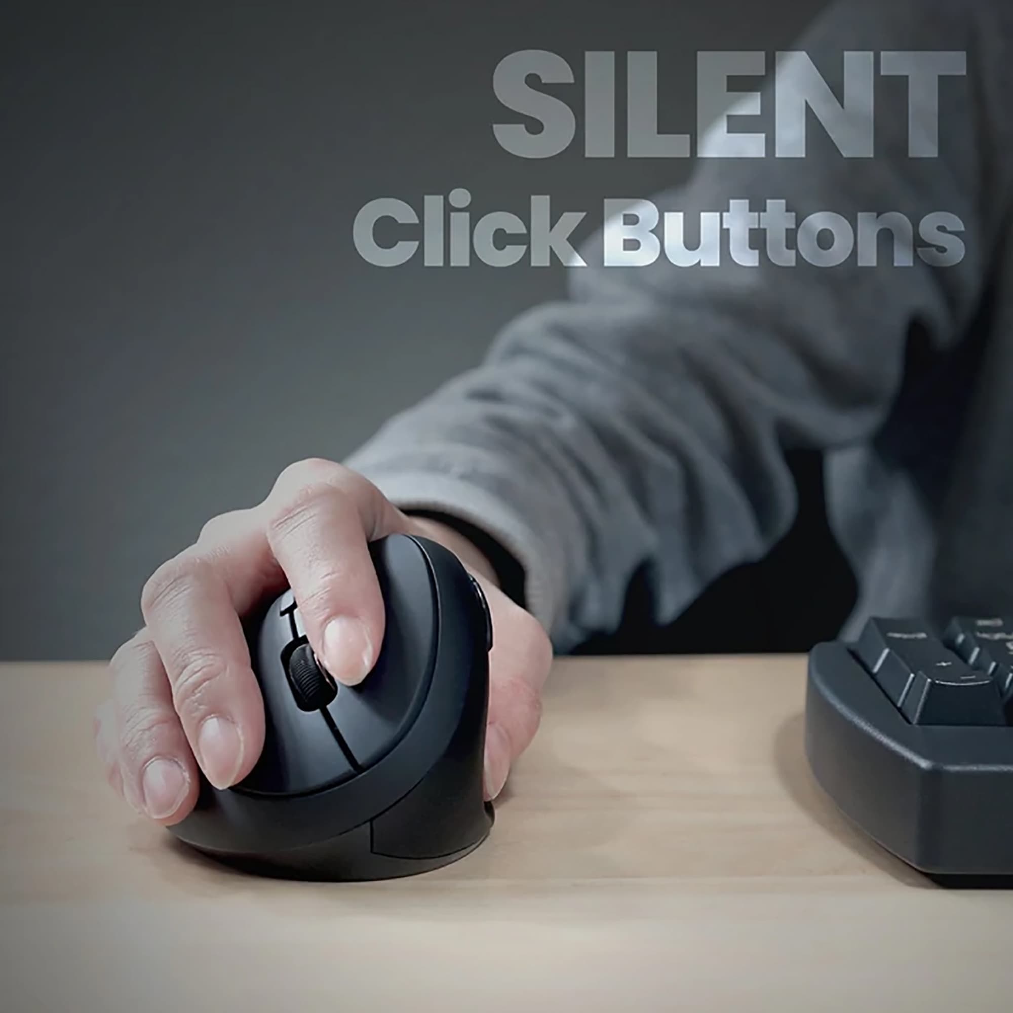 Mini Mouse Diestro Ergonómico Inalámbrico Perixx 719 - 6