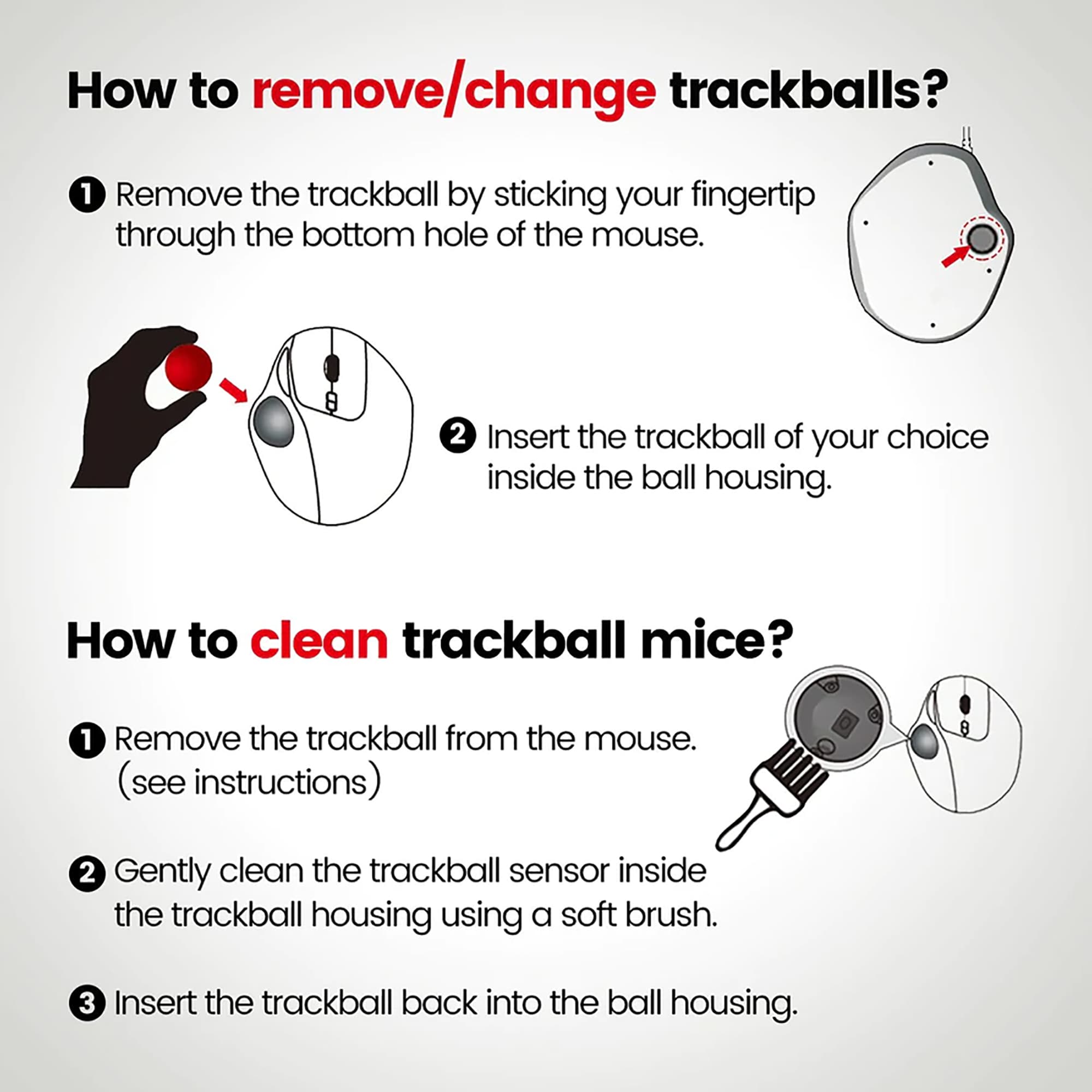 Repuesto Trackball Perixx 34mm - 5