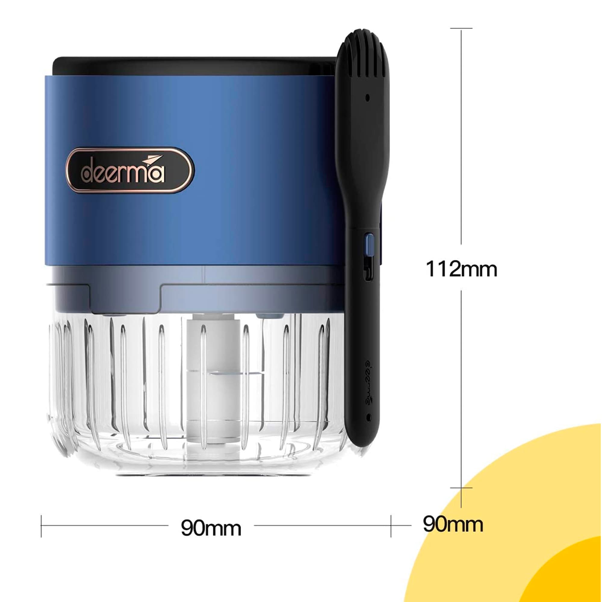 Mini Picadora De Alimentos Deerma 150ml 3600RPM 40W - 10