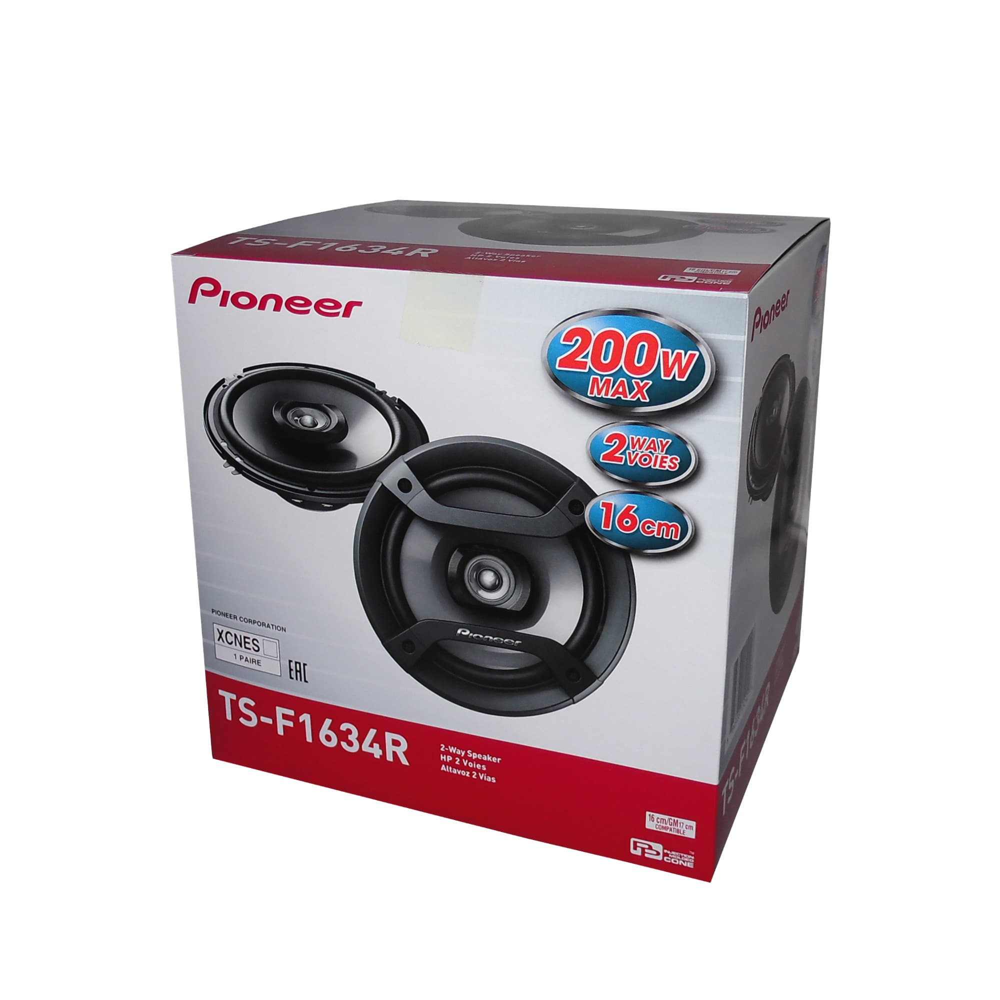 Parlante 2 Vías 6,5'' Para Auto Pioneer Ts-f1634r 200w - 3