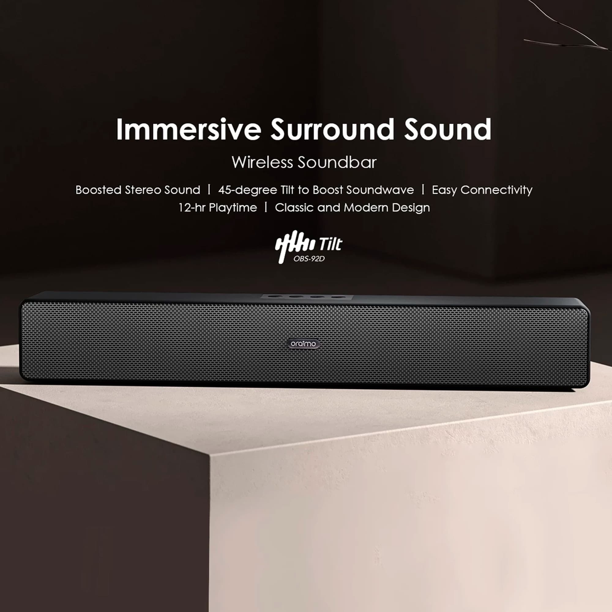 Parlante Inalámbrico Tilt Oraimo Bluetooth 16w - 3