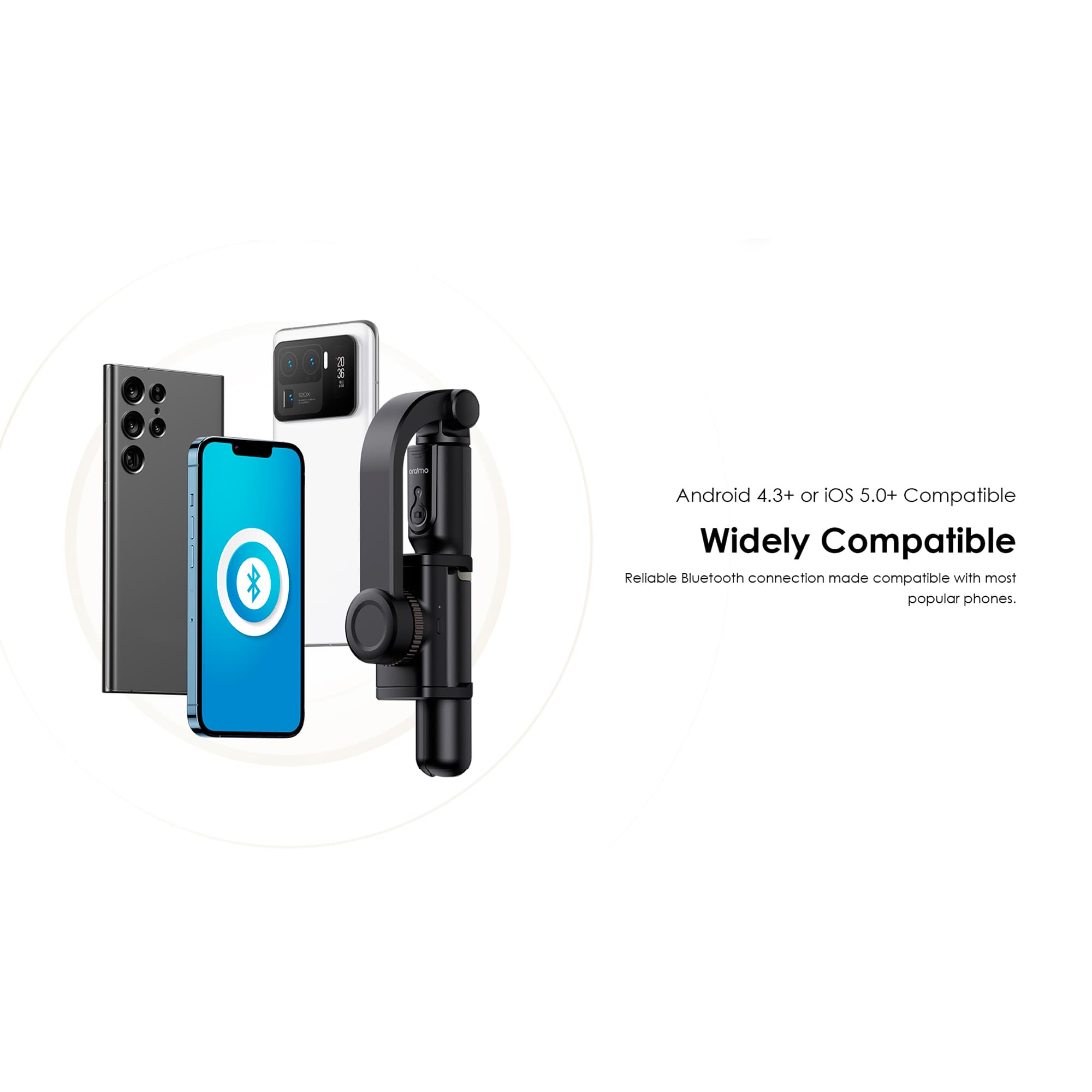 Gimbal Oraimo Ov-ghs1 Bluetooth Android Ios - 6