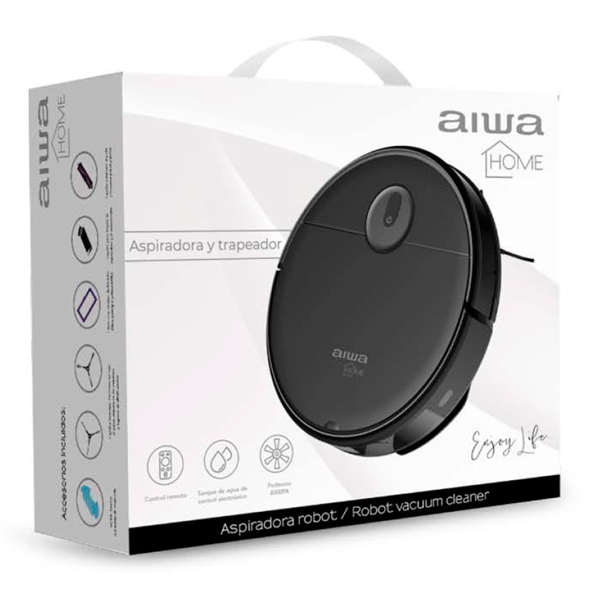 Aspiradora y Trapeador Robot Awami5 4000pa Control Remoto - 3