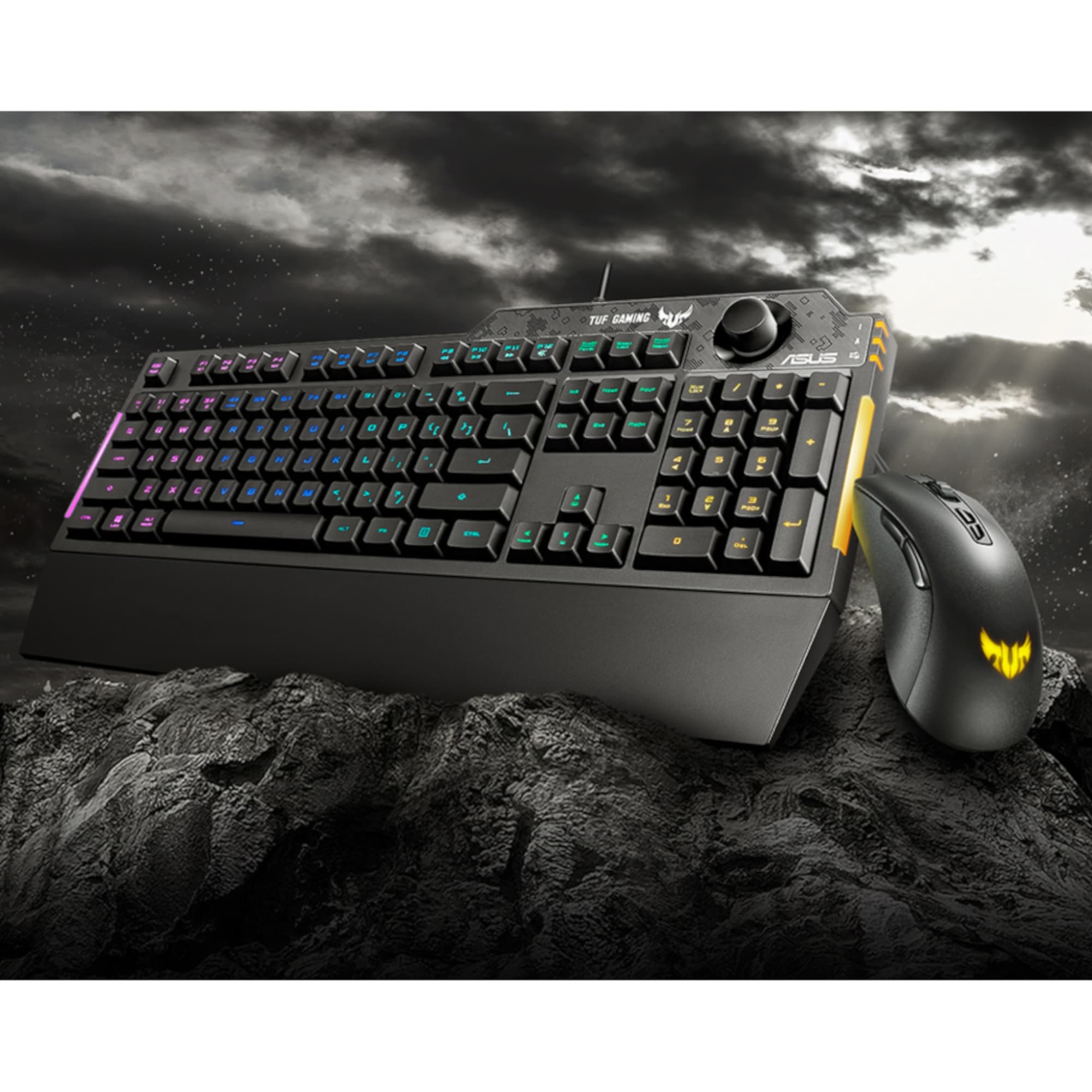 Combo Gaming Asus Tuf K1 M3 Usb Rgb 7000dpi Membrana - 4