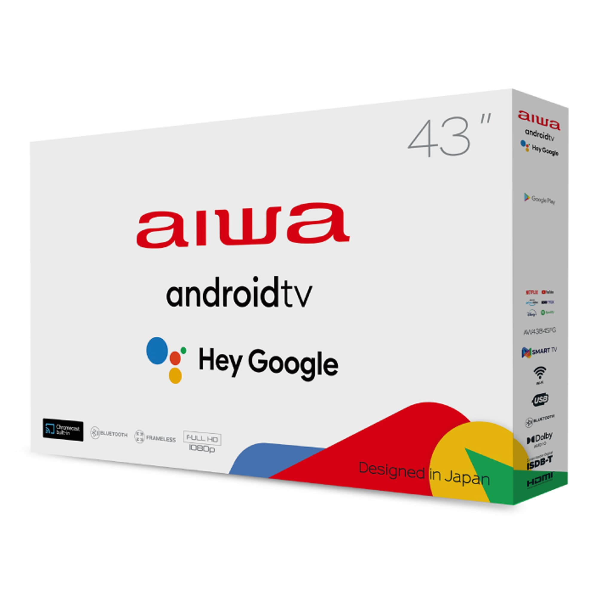 Smart Tv Aiwa Aw43b4smfl 43'' Dled 1080p 60hz Isdbt Android - 4
