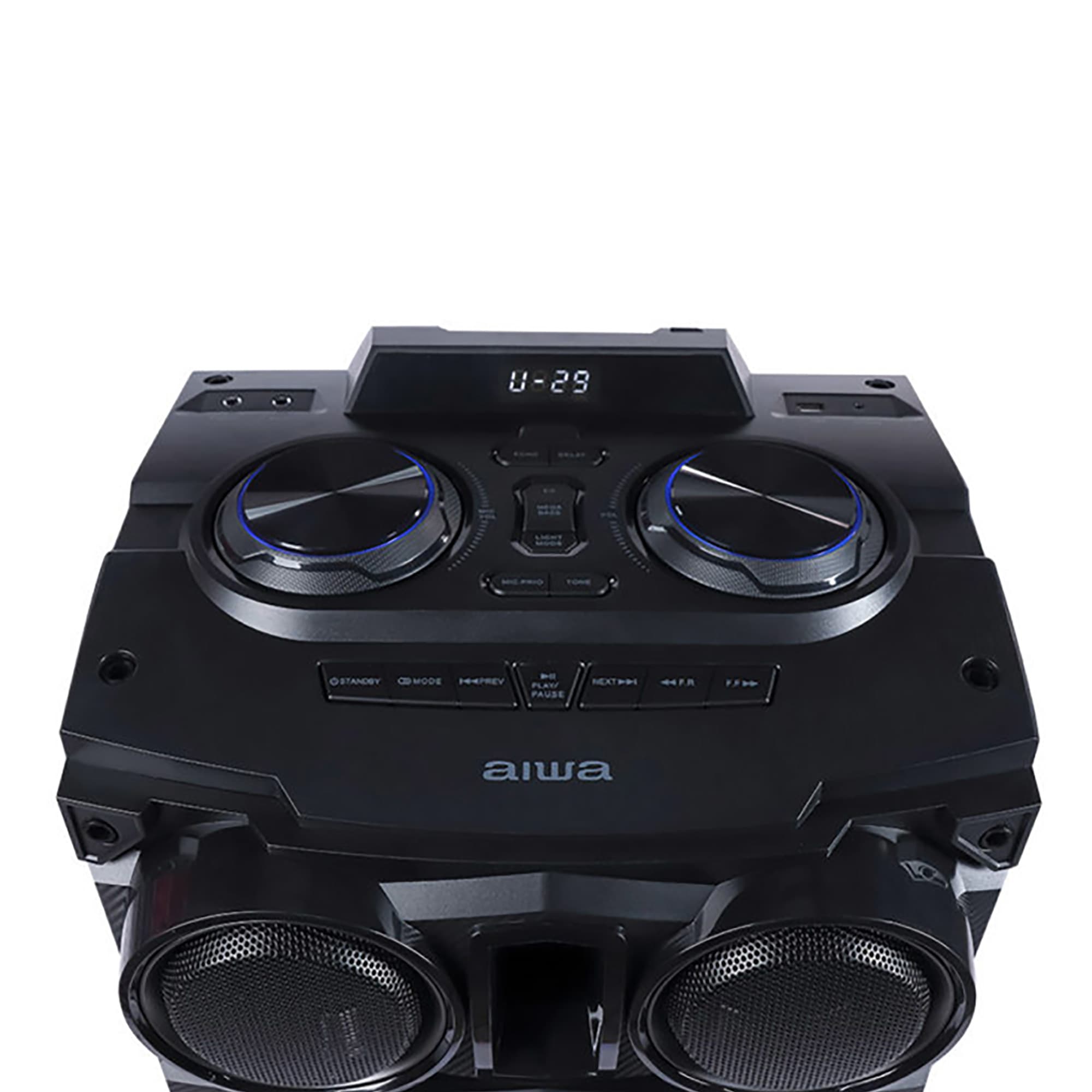 Parlante Bt Aiwa Awpoc10 Estéreo 2.0 2500w Pmpo Led - 5