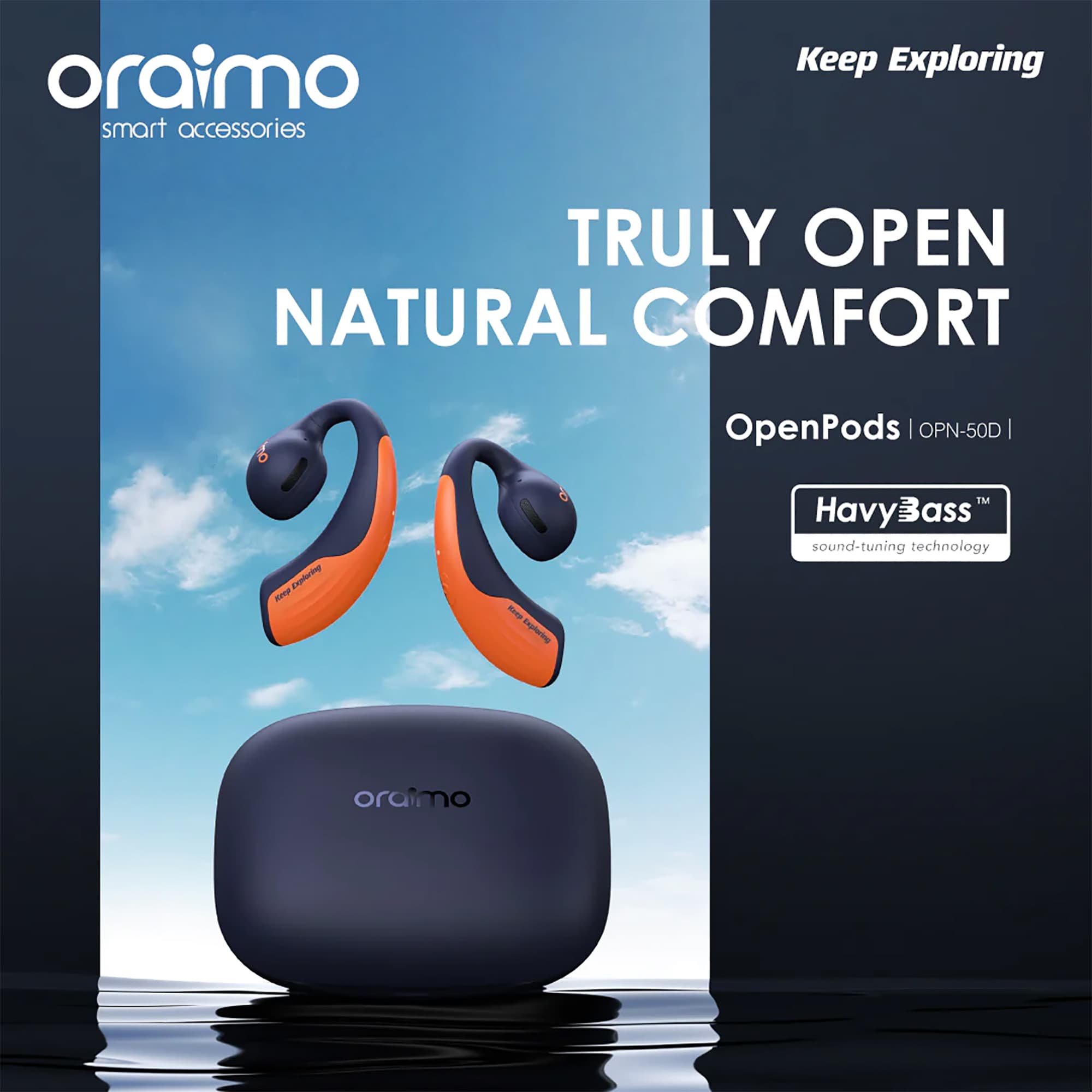 Auriculares Inalámbricos Oraimo Openpods Bt Llamadas - 3