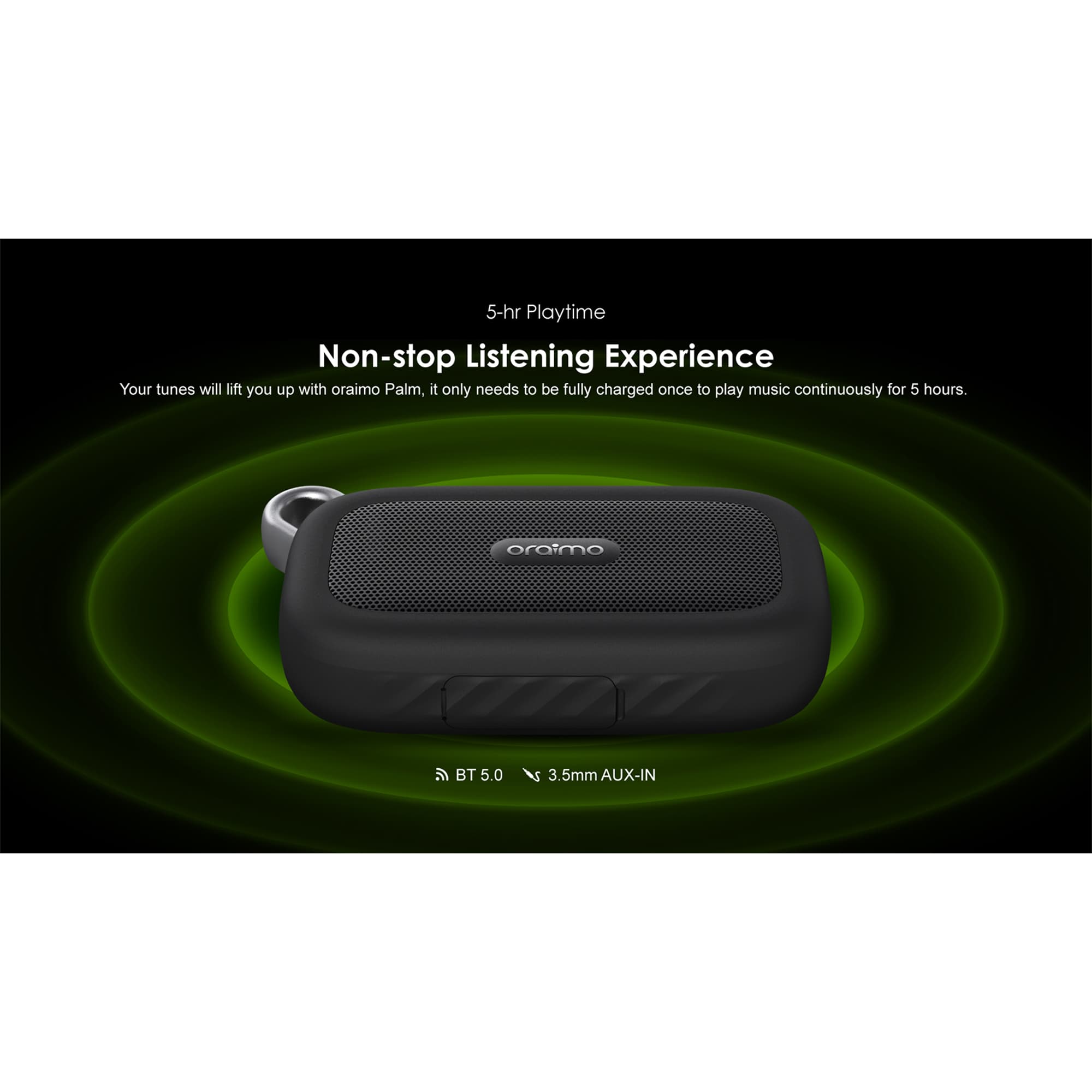 Parlante Inalámbrico Palm Oraimo Ip67 Bluetooth 3w - 6