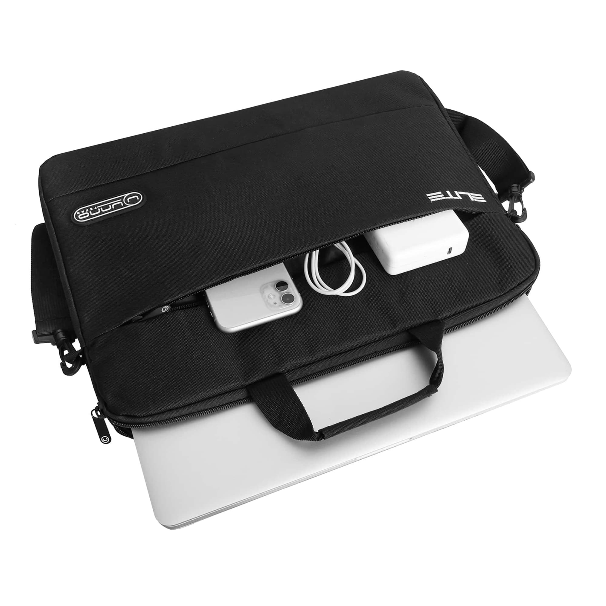 Maletín Notebook Unno Bg2711bk 15,6'' Poliéster Duradero - 4