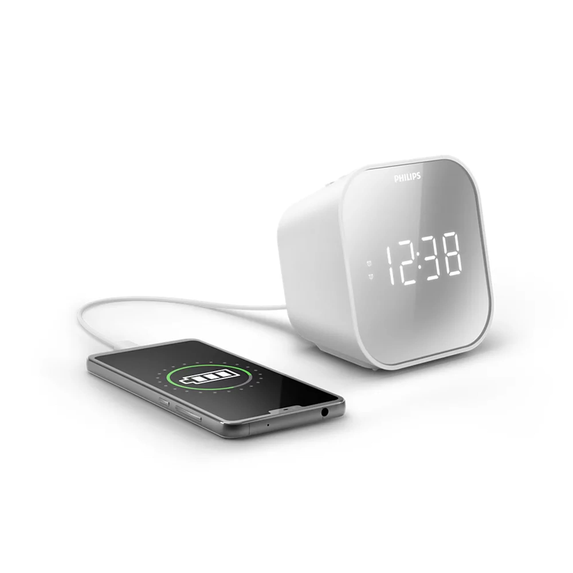 Radio Reloj Philips Tar4406 Cargador Usb Fm - 5
