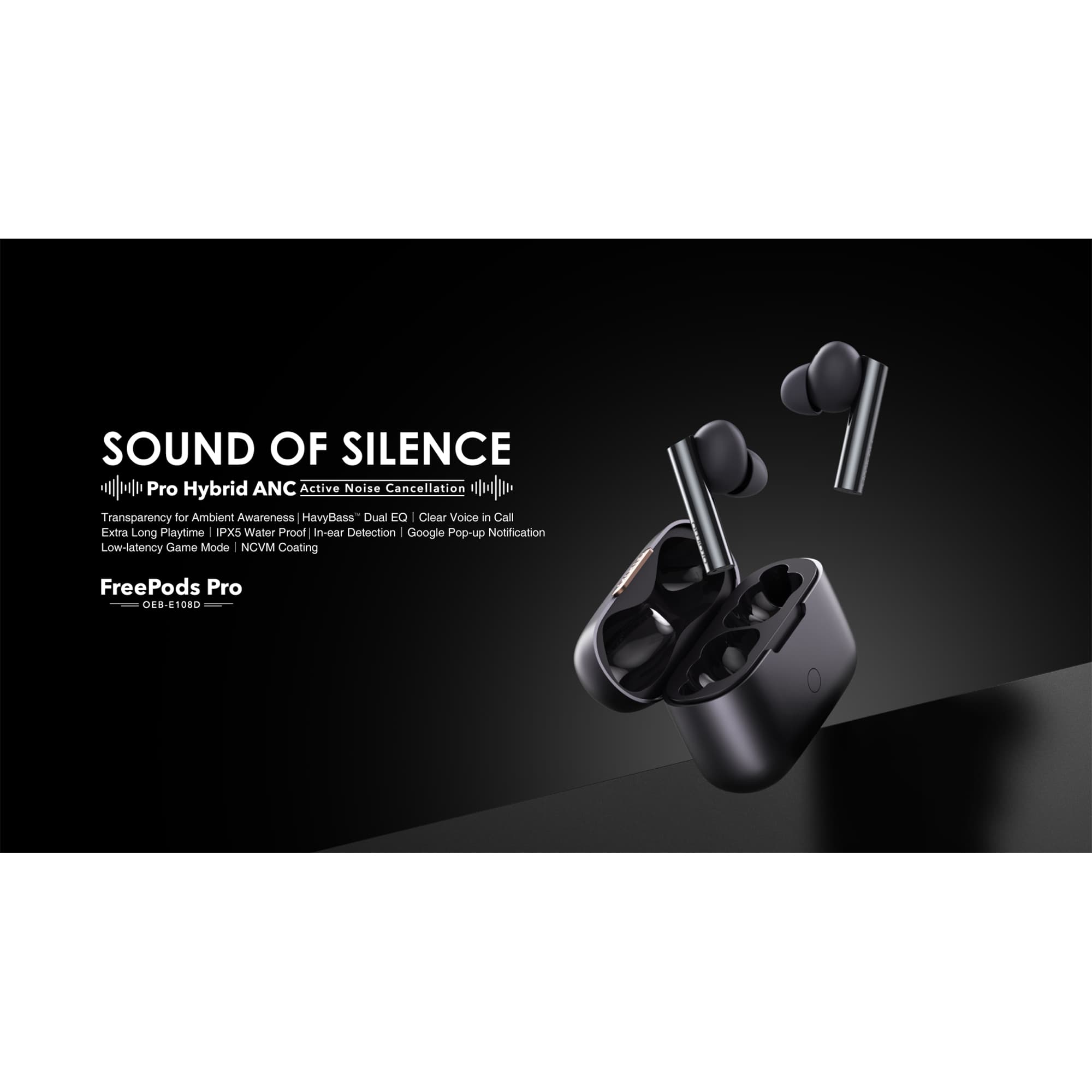 Auriculares Inalámbricos Oraimo Freepods Pro Ipx5 Bt Llamadas - 9