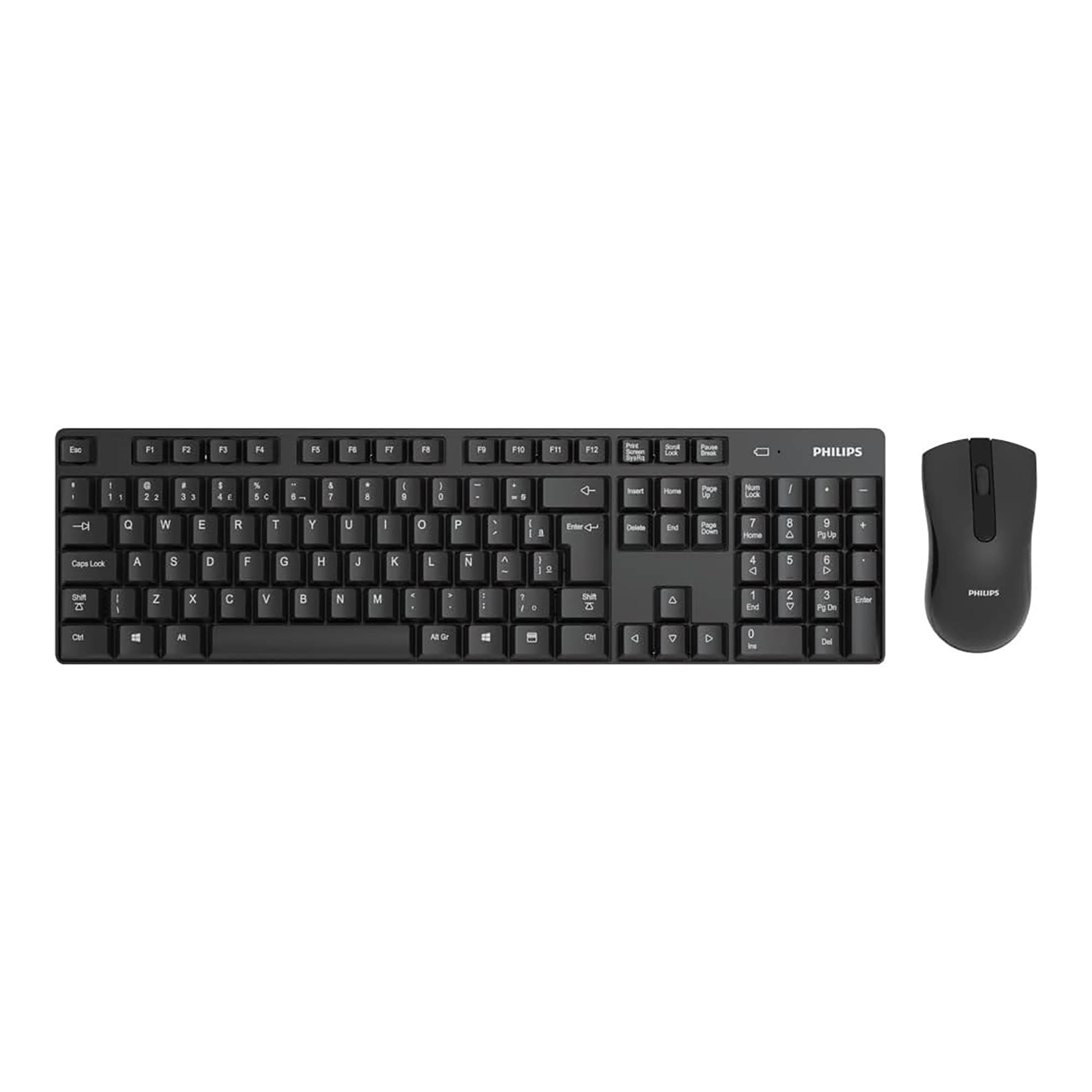 Mouse Y Teclado Inalámbricos Philips Spt6501b 2,4ghz
