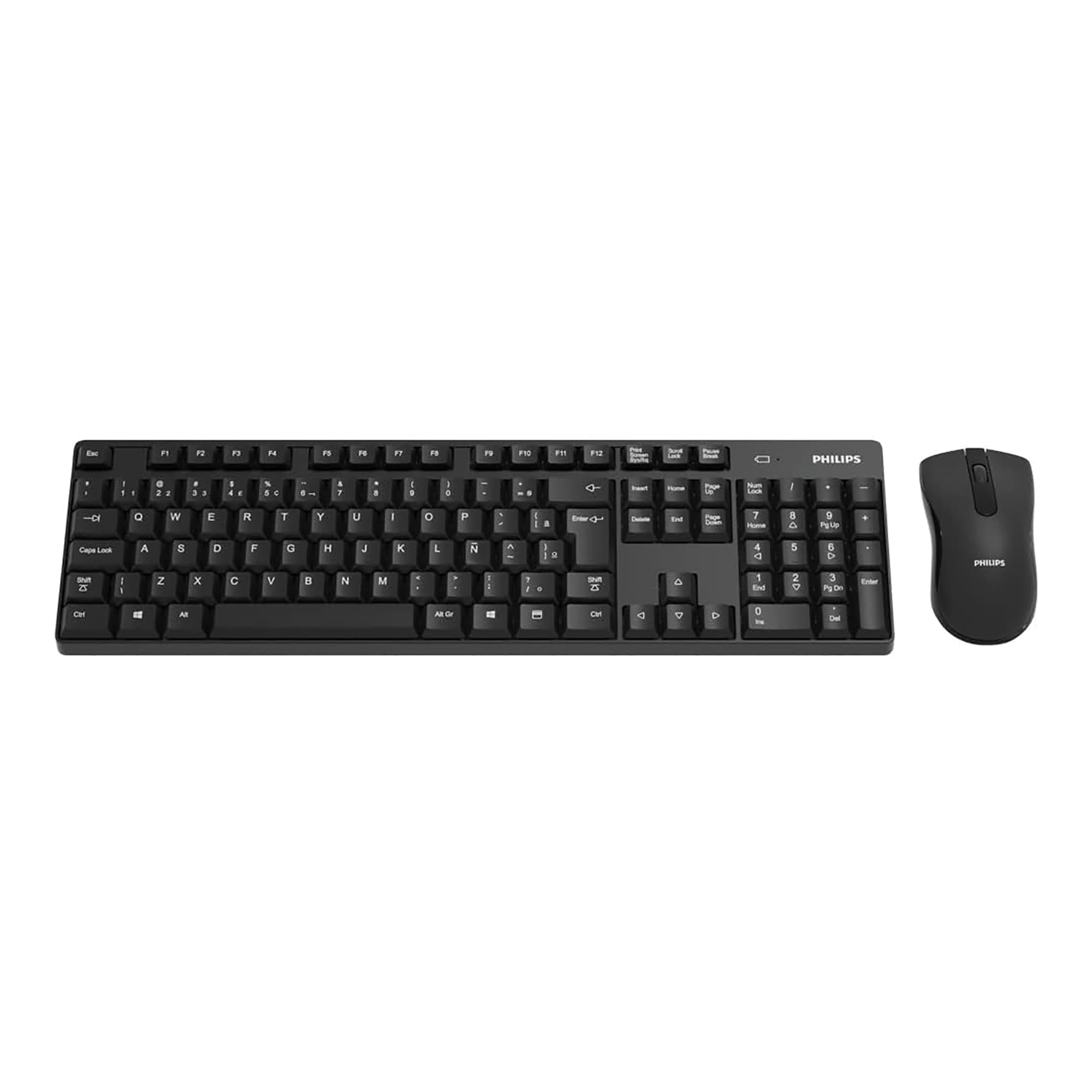 Mouse Y Teclado Inalámbricos Philips Spt6501b 2,4ghz - 4