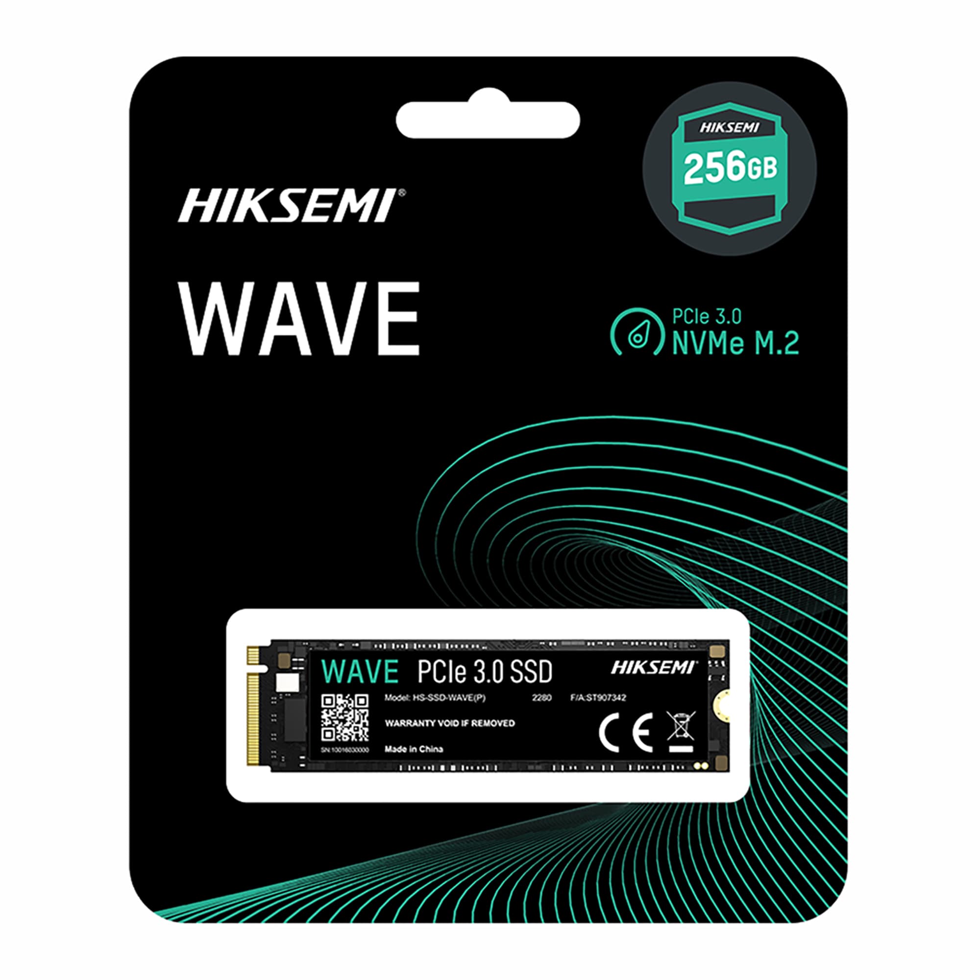 Disco Sólido Hiksemi 256GB PCIe 3.0 NVMe M.2 2280 - 3