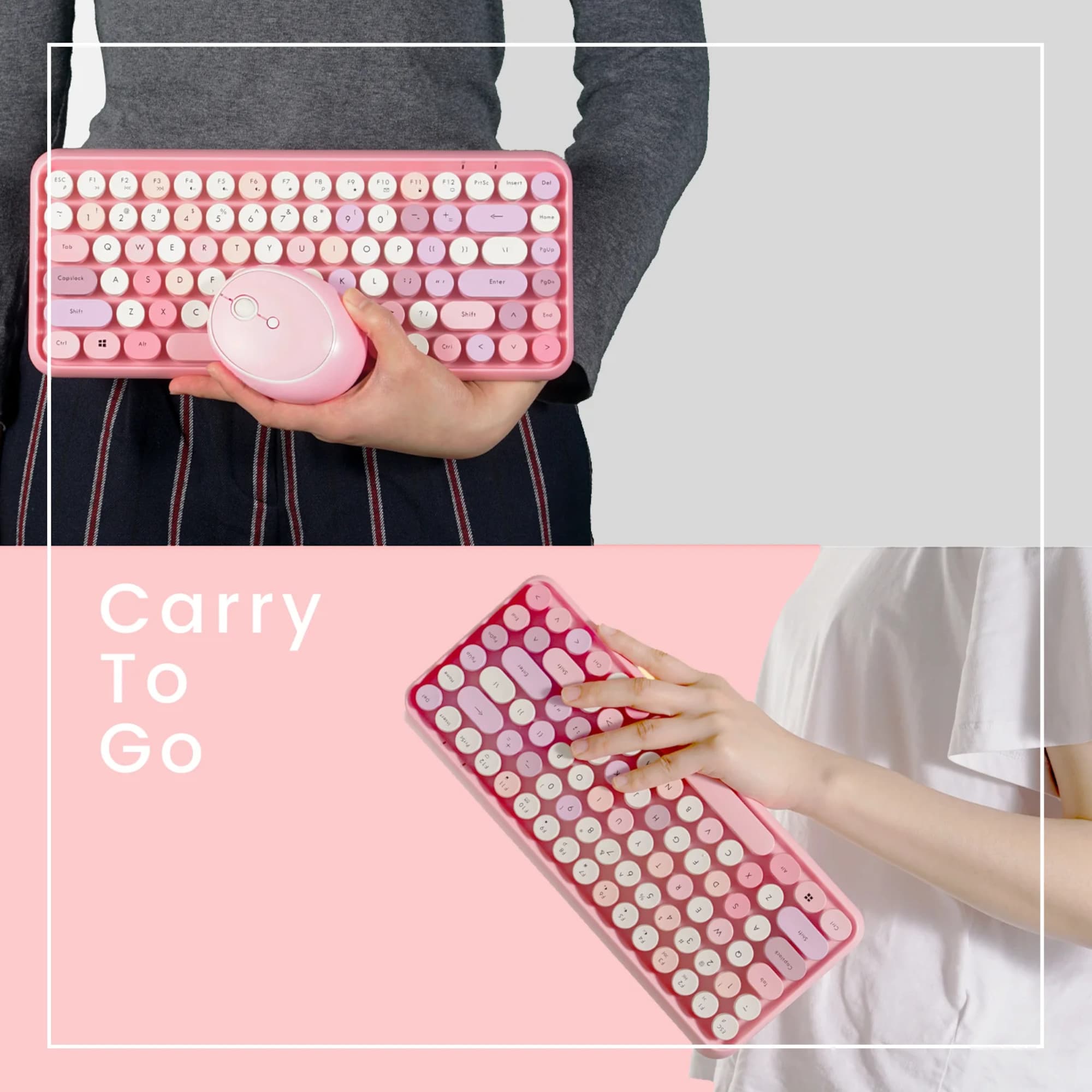 Combo Inalámbrico Mouse Y Teclado Español Perixx Periduo 713 - 5