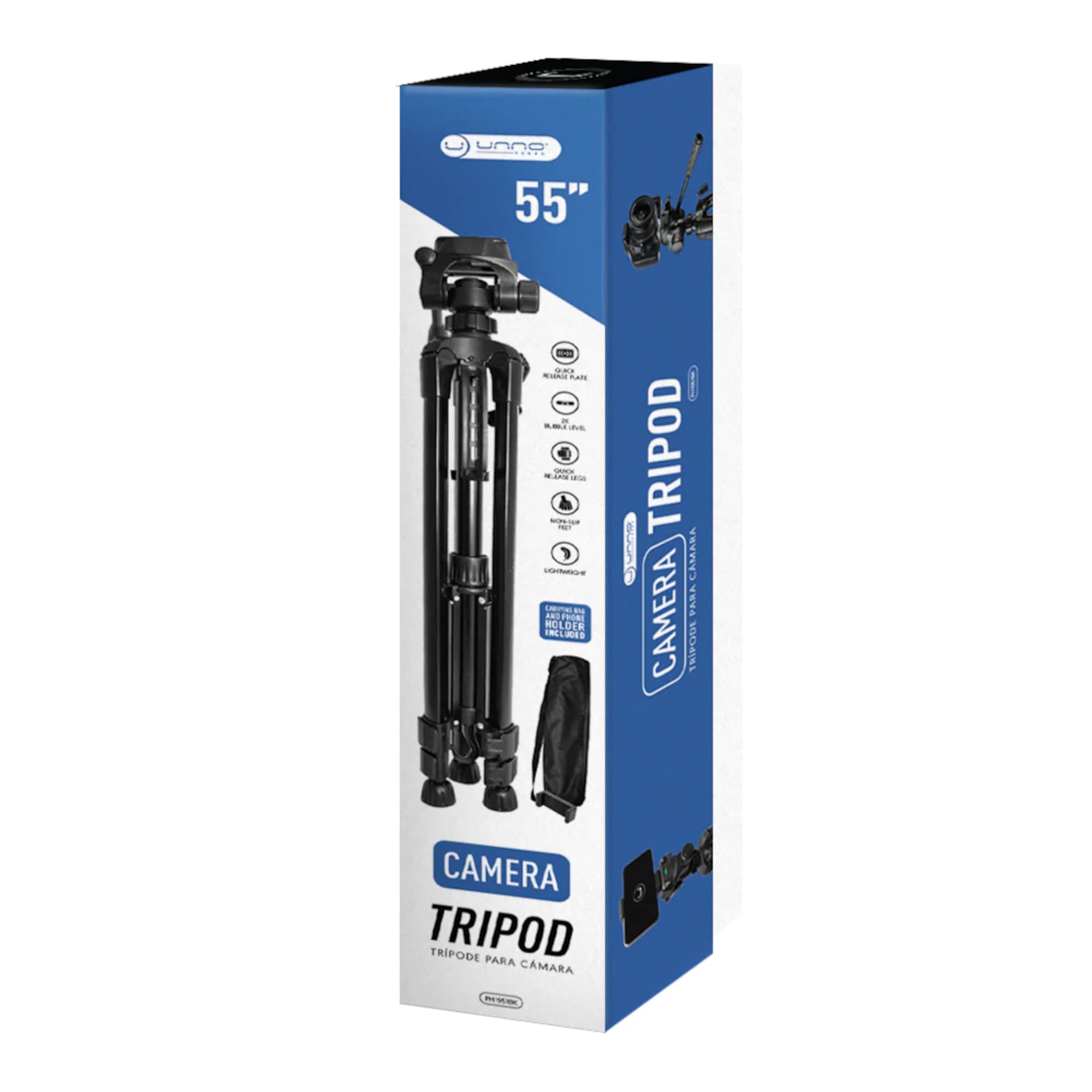 Trípode Para Cámara Extensible 55" Unno Ph1951bk - 7