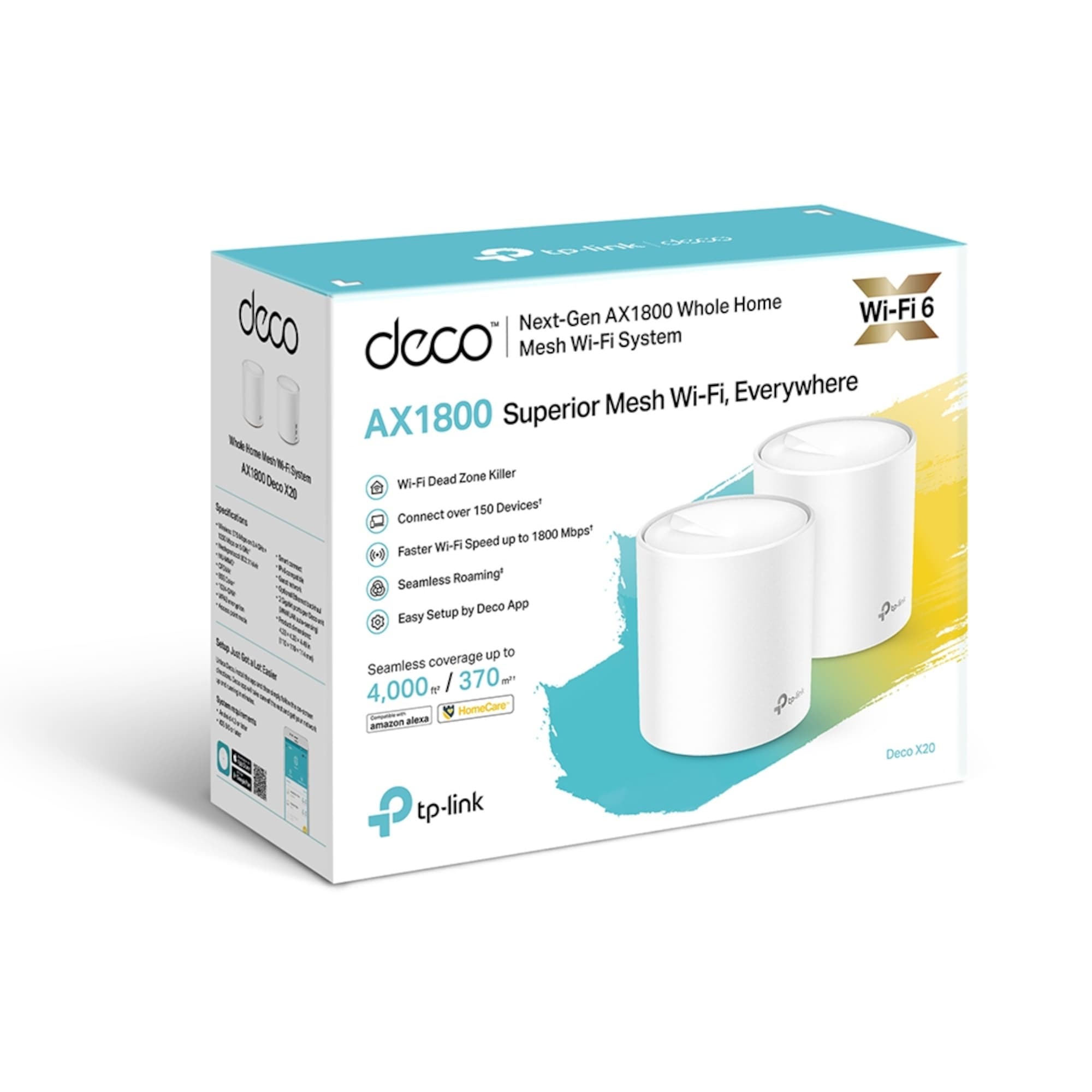Router Mesh TP-Link Deco X20 Ax1800 X2u
 - 3