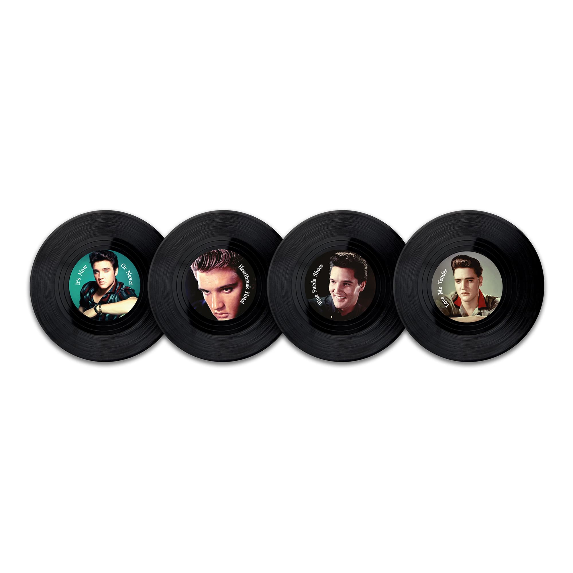 Set 4 Posavasos De Vinilo Retro Musique Vb03w - 2