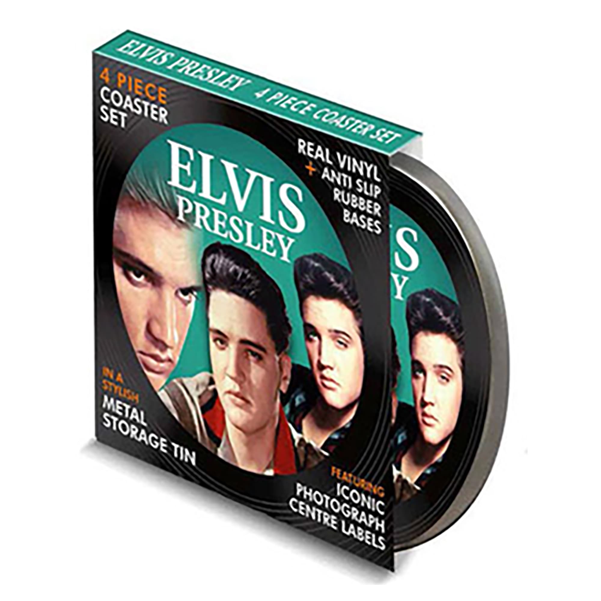 Set 4 Posavasos De Vinilo Retro Musique Vb03w - 3