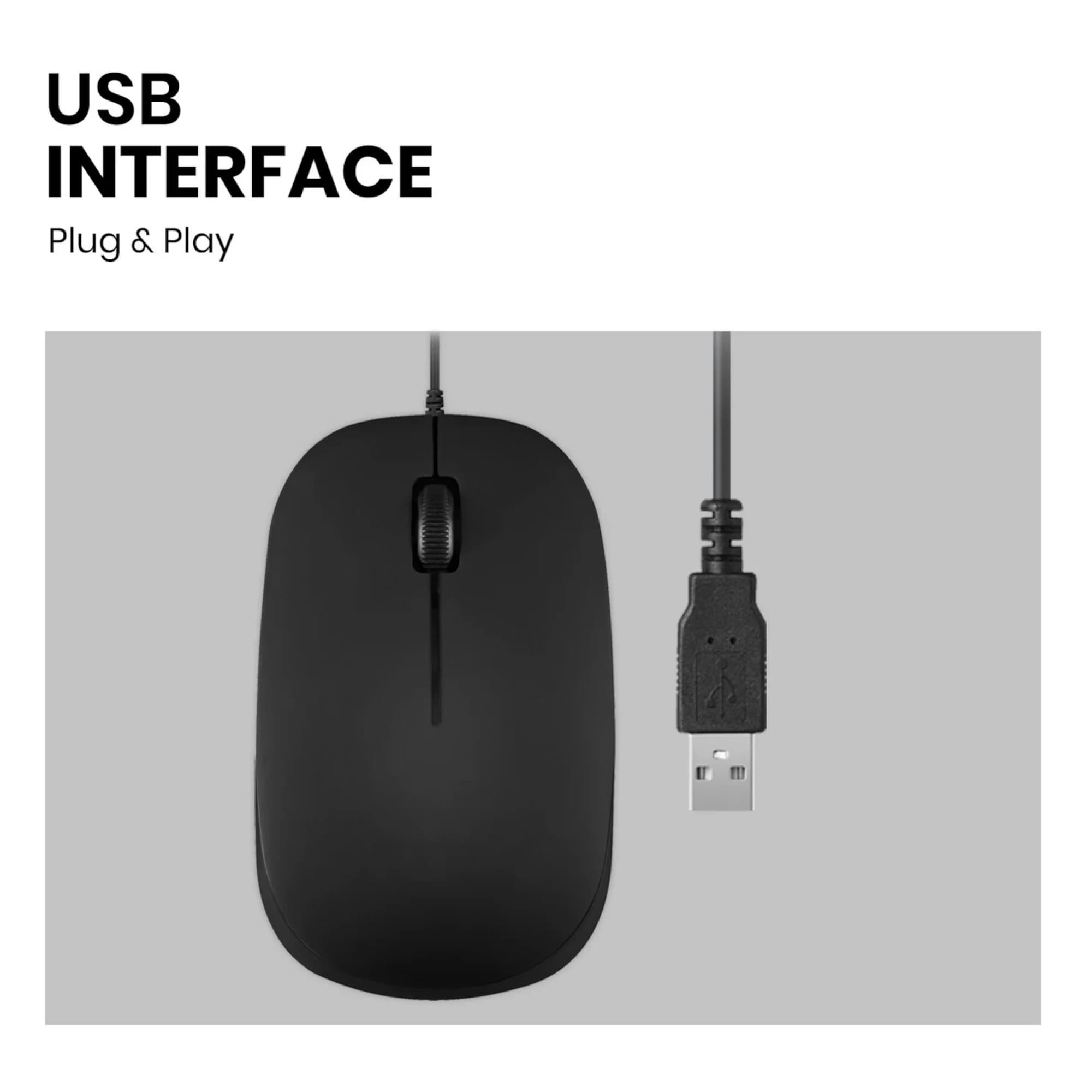 Mouse Ambidiestro Cableado Usb Perixx Permice 201 - 3