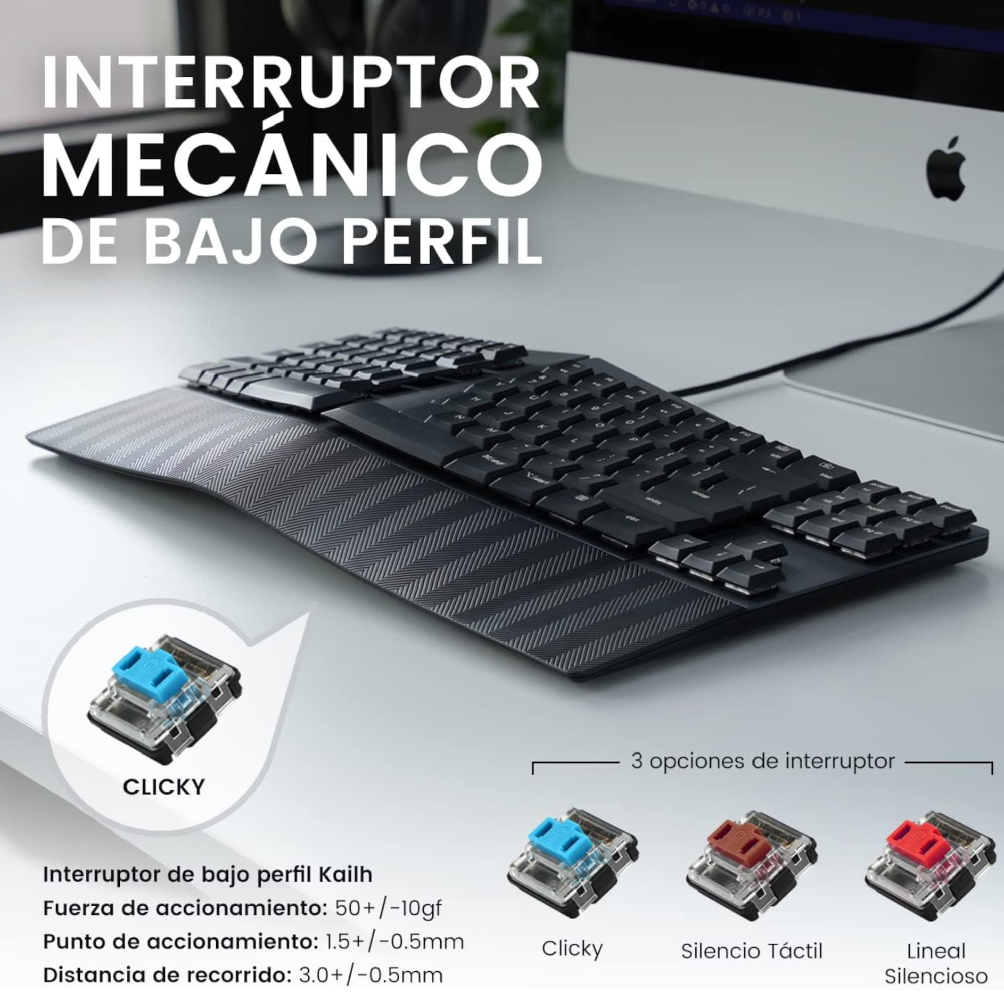 Teclado Ergonómico Usb Perixx 335 Multimedia Español - 3