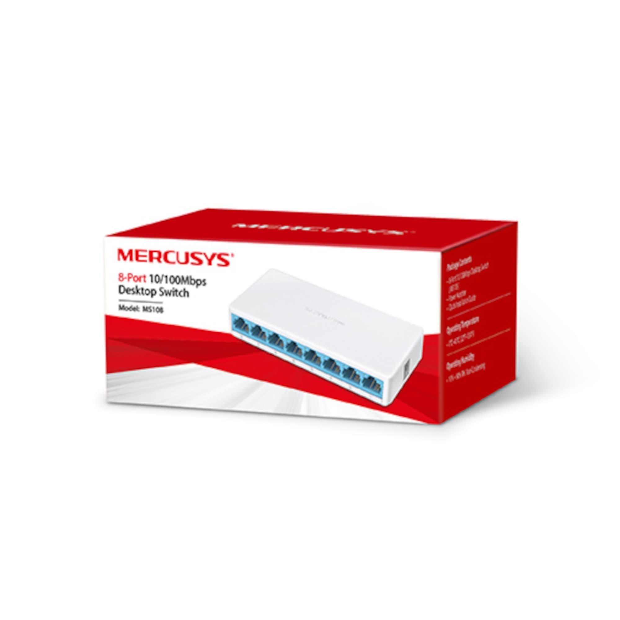 Switch Mercusys 8 Puertos Rj45 10/100 Mbps - 2