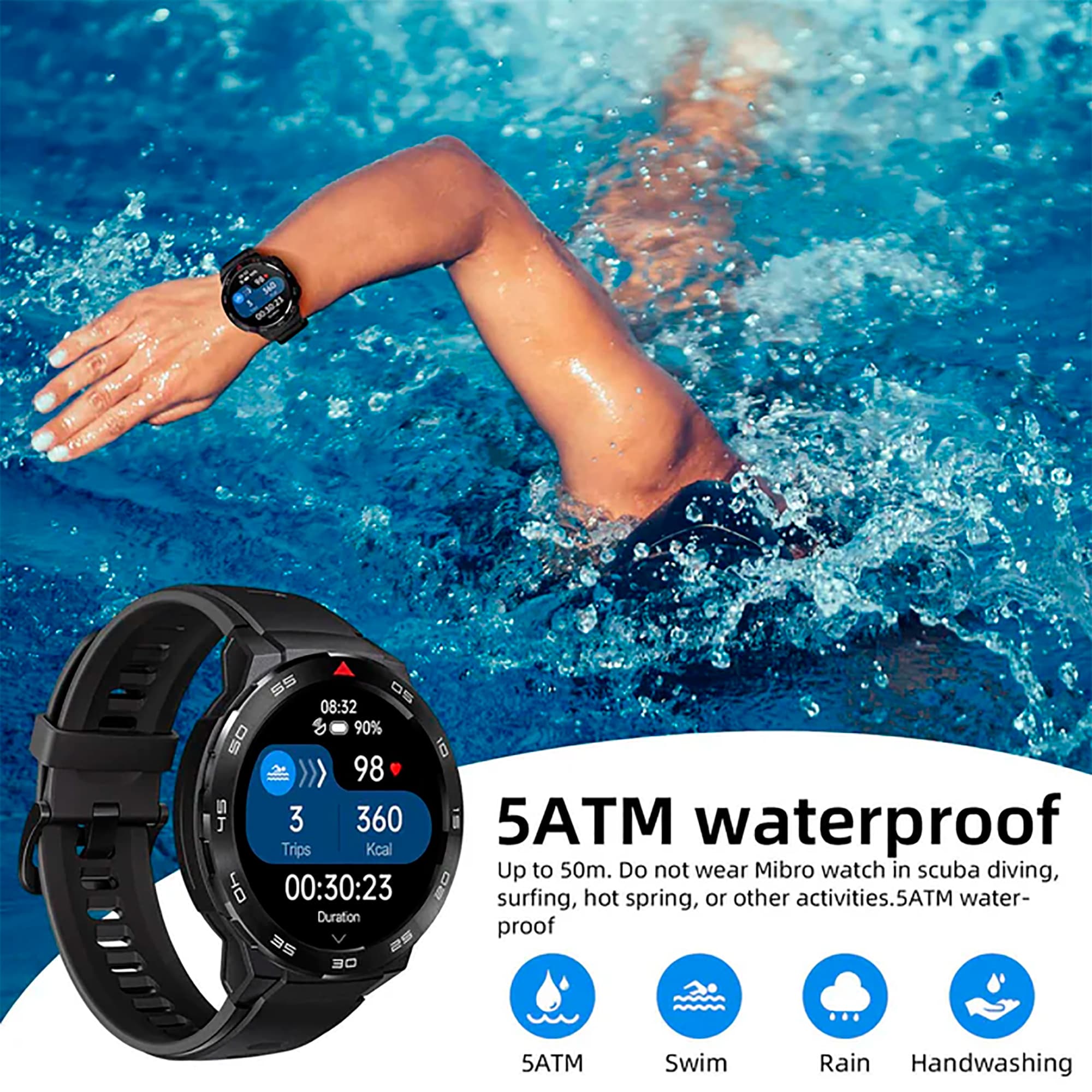 Reloj Inteligente Mibro Watch Gs Pro 46,5mm 5atm 1,43'' Bluetooth - 6