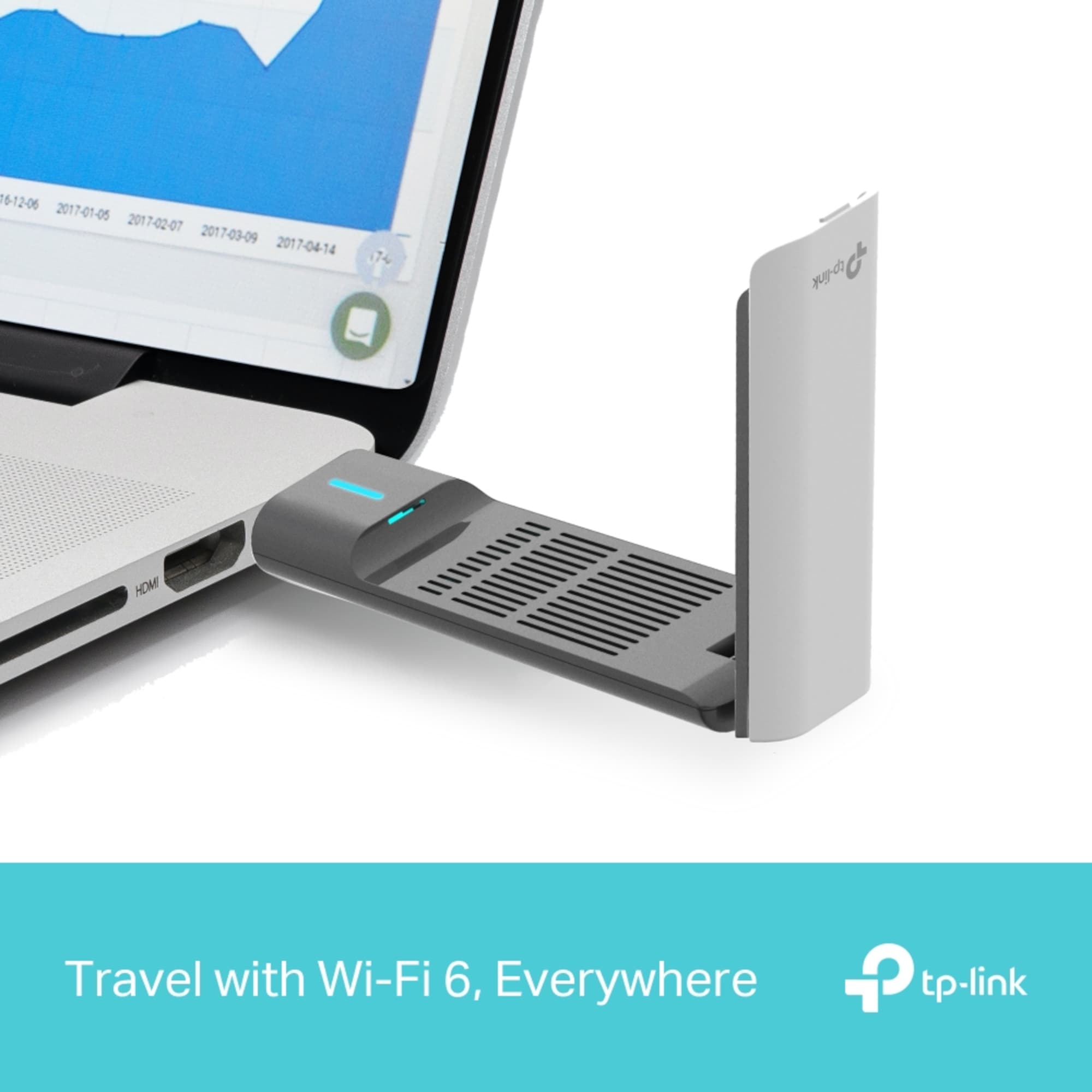 Adaptador de Red Tp-Link Usb Archer Tx50uh Dual Band Ax3000 - 7