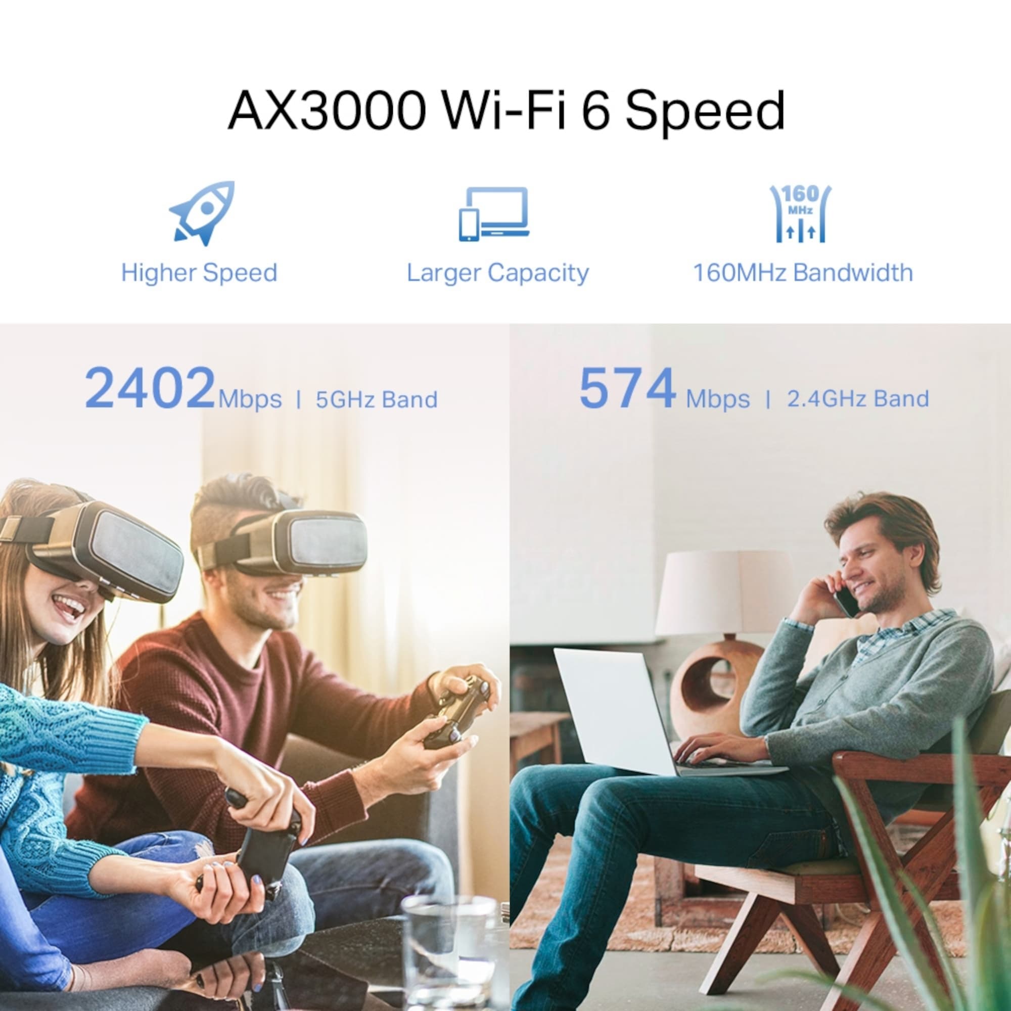 Repetidor De Wi-Fi Tp-Link Re705x Ac3000 2 Antenas - 5