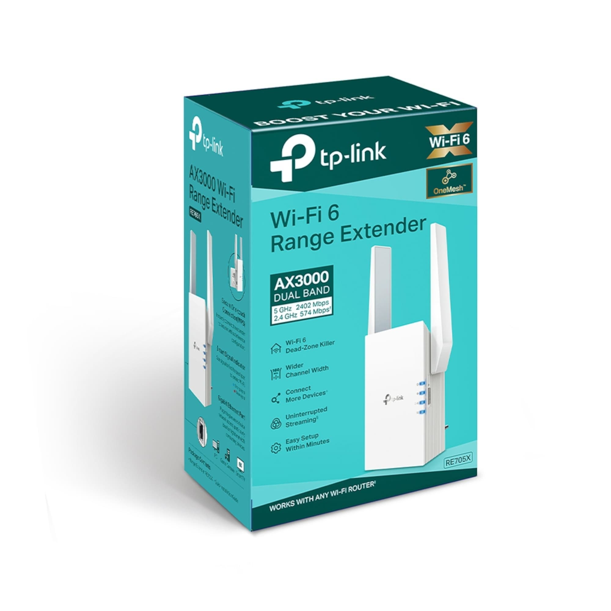 Repetidor De Wi-Fi Tp-Link Re705x Ac3000 2 Antenas - 6