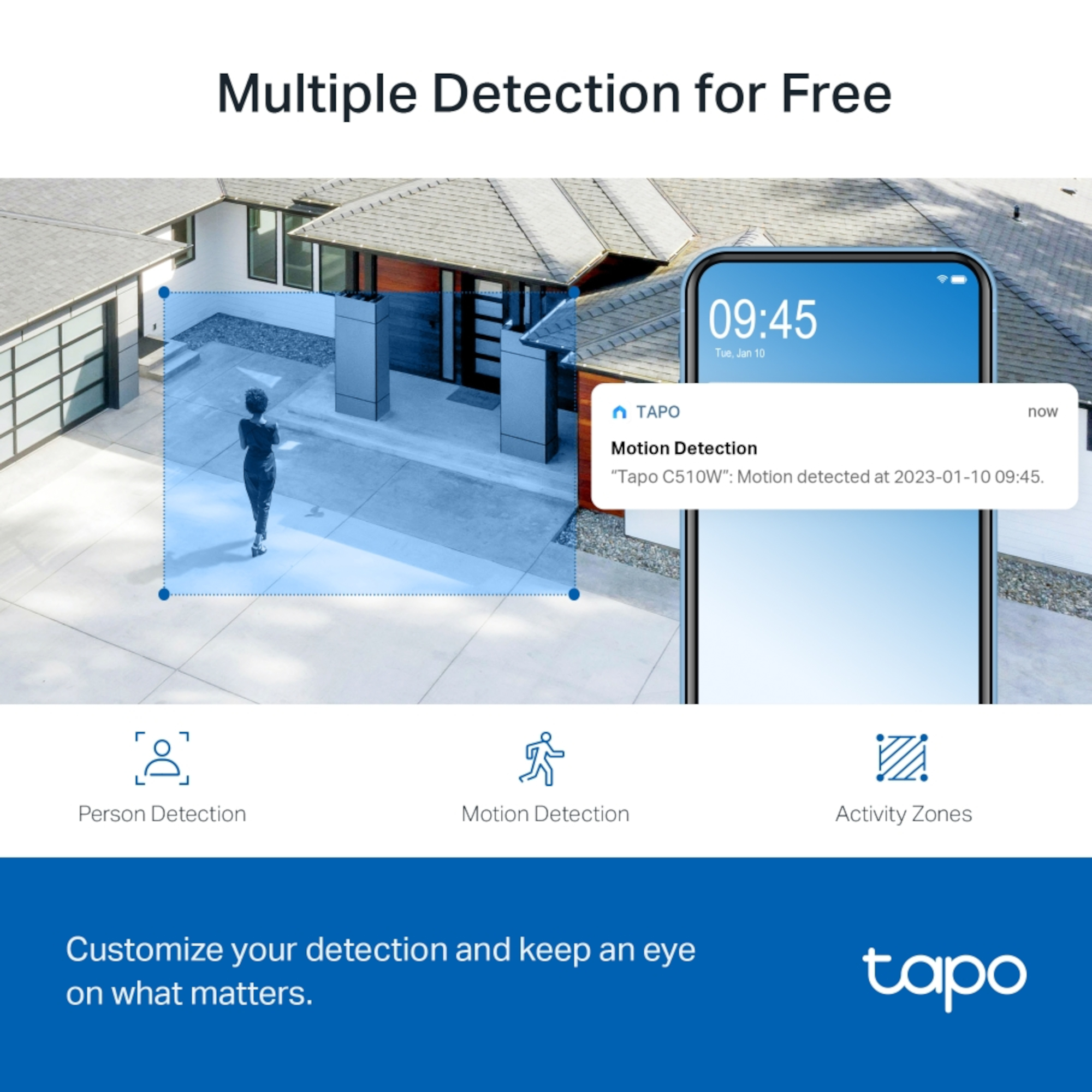 Cámara De Seguridad Tp-Link Tapo C510w Exterior Visión Nocturna 2K 360° - 5