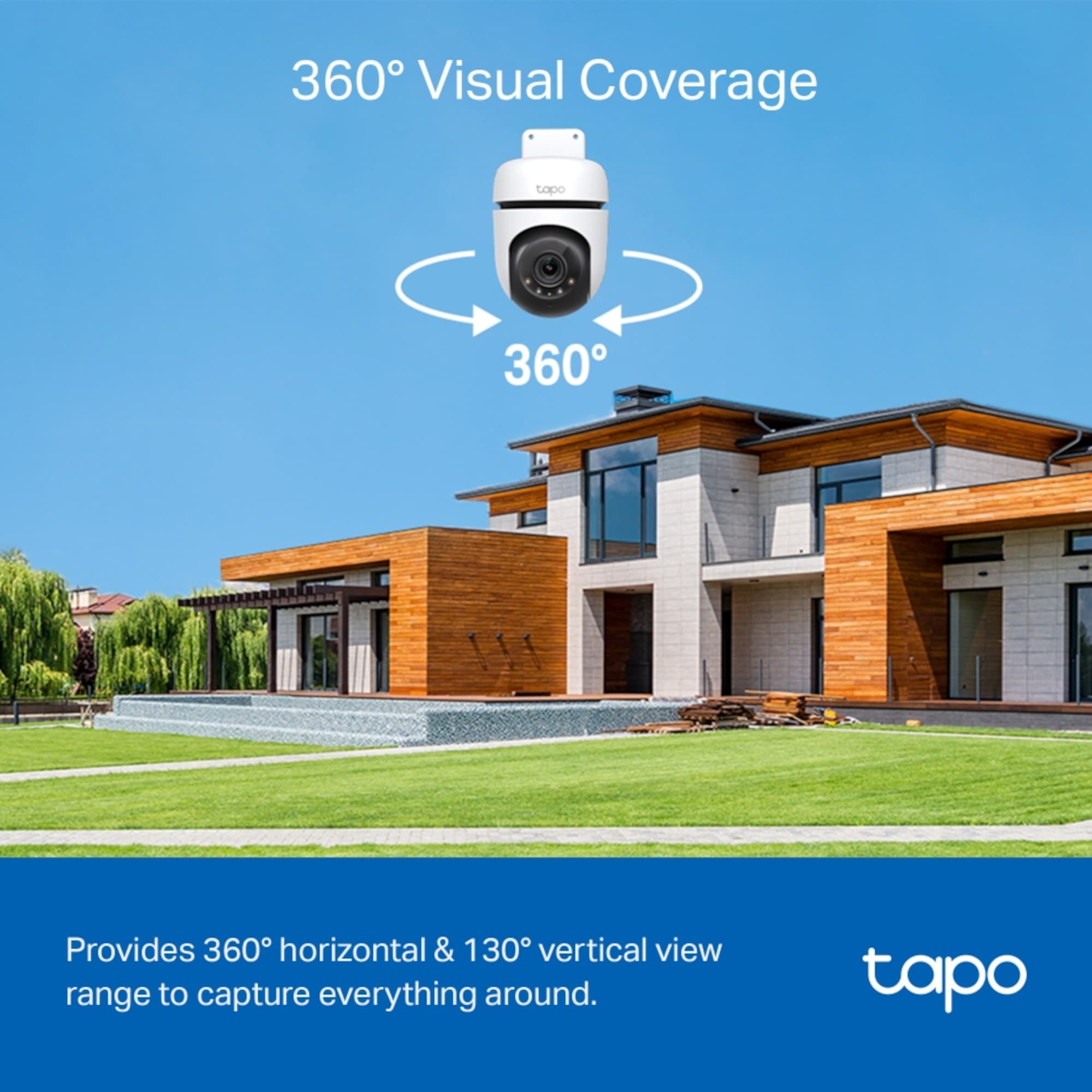 Cámara De Seguridad Tp-Link Tapo C510w Exterior Visión Nocturna 2K 360° - 6