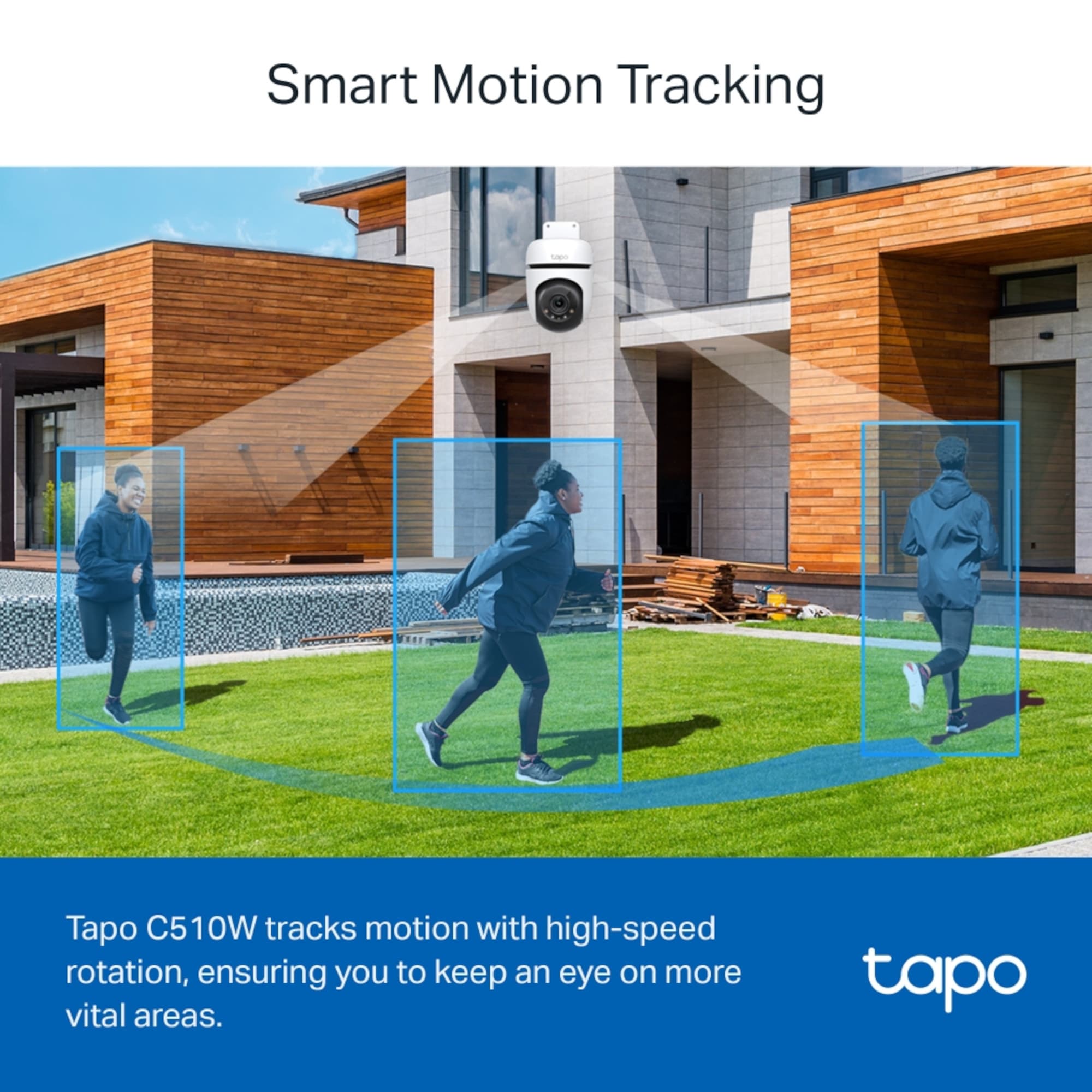 Cámara De Seguridad Tp-Link Tapo C510w Exterior Visión Nocturna 2K 360° - 7