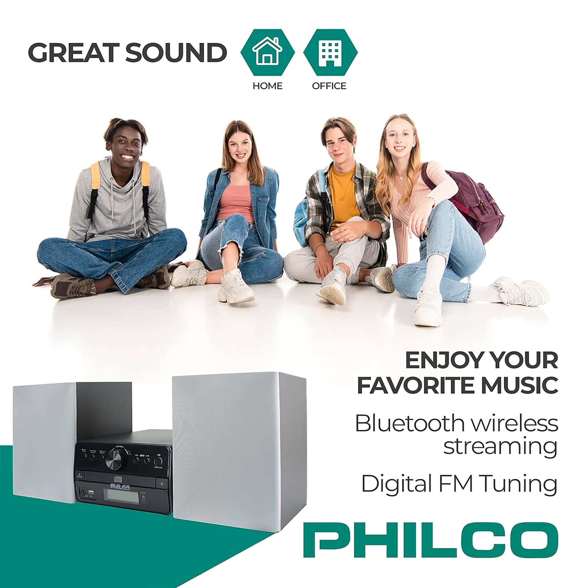 Sistema de Sonido Philco PES3515 BT 15W Estéreo CD-R/RW FM - 4