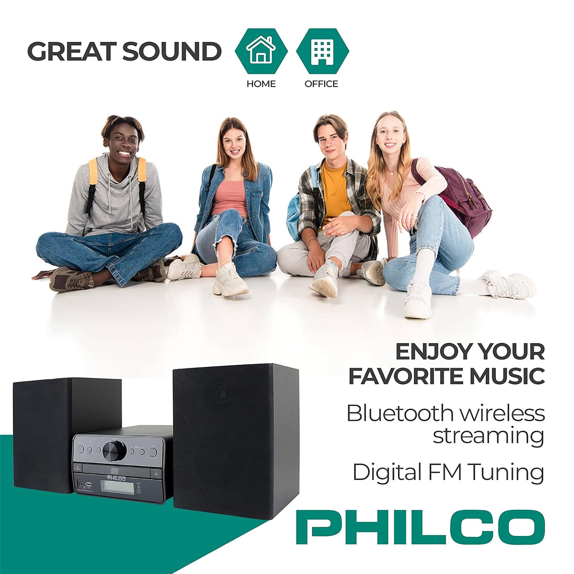 Sistema de Sonido Philco PES3530 BT 30W Estéreo CD-R/RW FM - 4