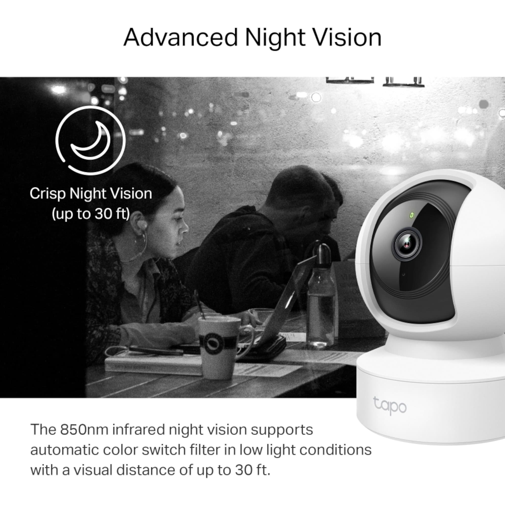 Cámara De Seguridad Tp-Link Tapo C212 Interior Visión Nocturna 2K 360° - 3