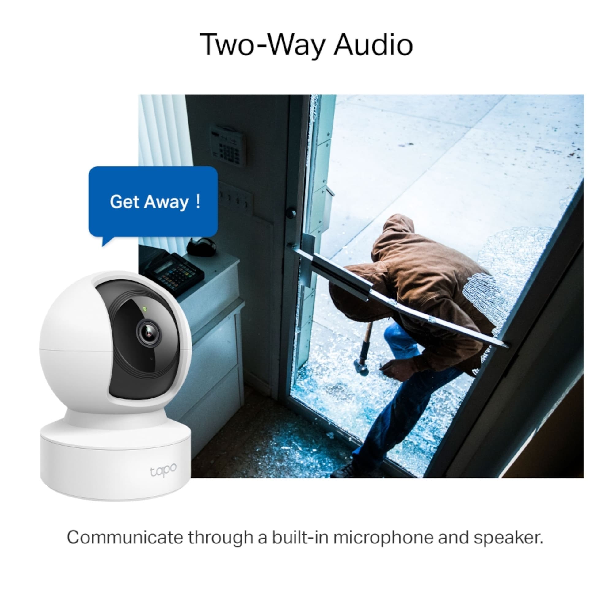 Cámara De Seguridad Tp-Link Tapo C212 Interior Visión Nocturna 2K 360° - 5