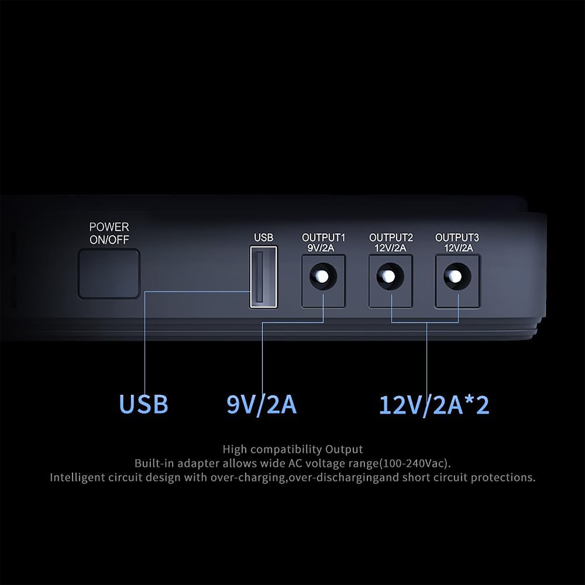 Mini Ups SKE DC10400 Pro Li-ion 10400mAh 38,48Wh - 5