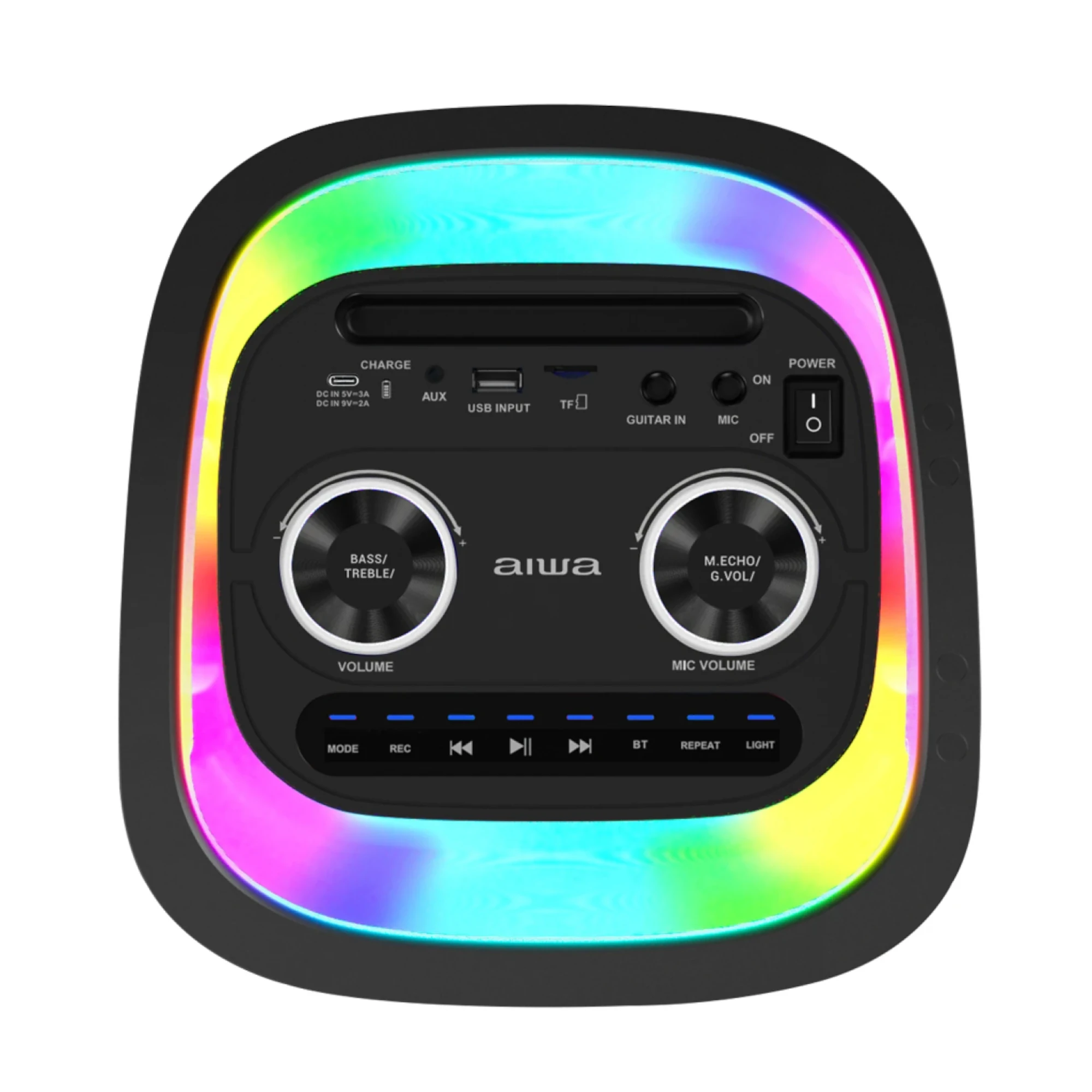 Parlante Bt Aiwa Awpoh4d Tws 600w Led - 4