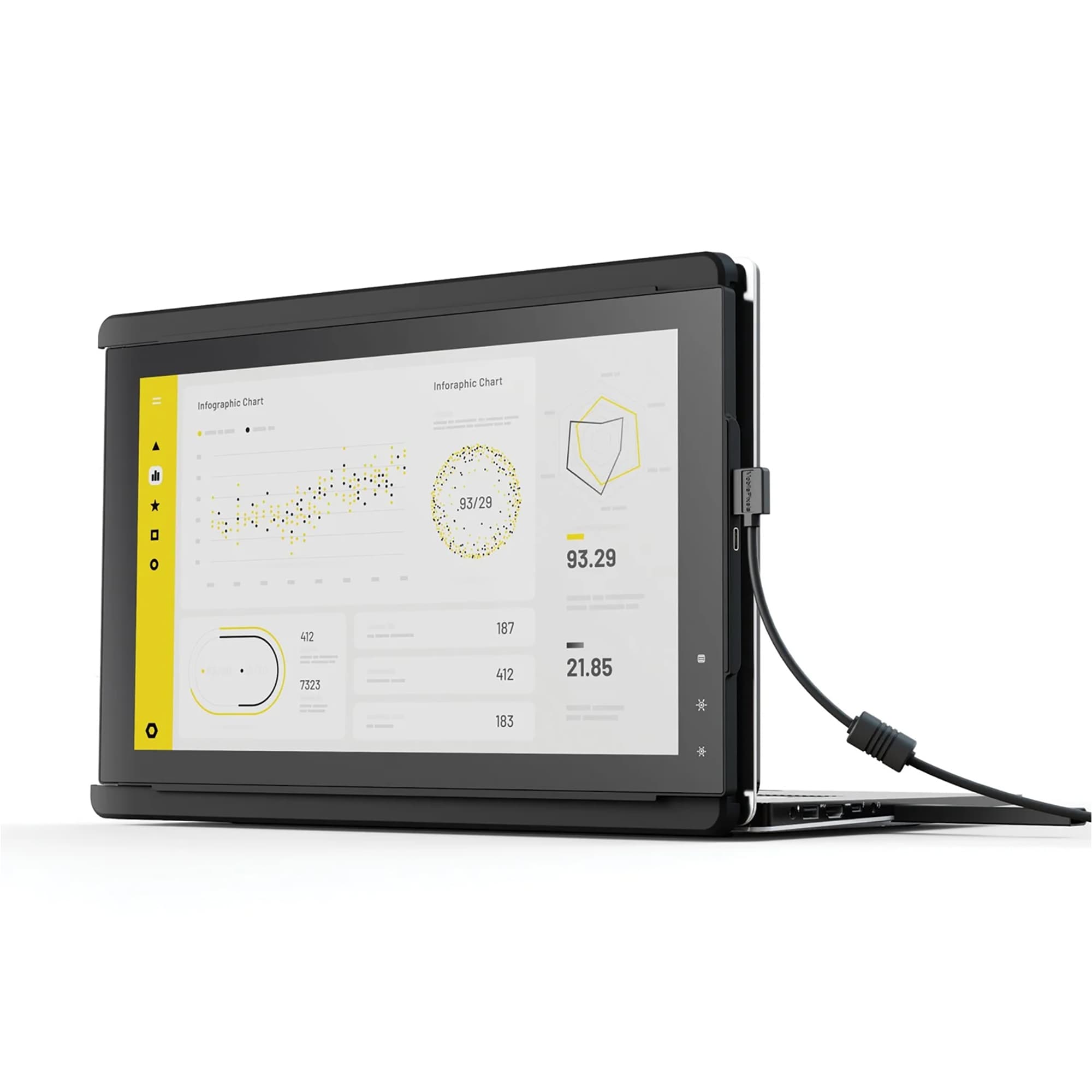 Monitor Portátil Mobile Pixels Trio Max 14'' FHD - 2