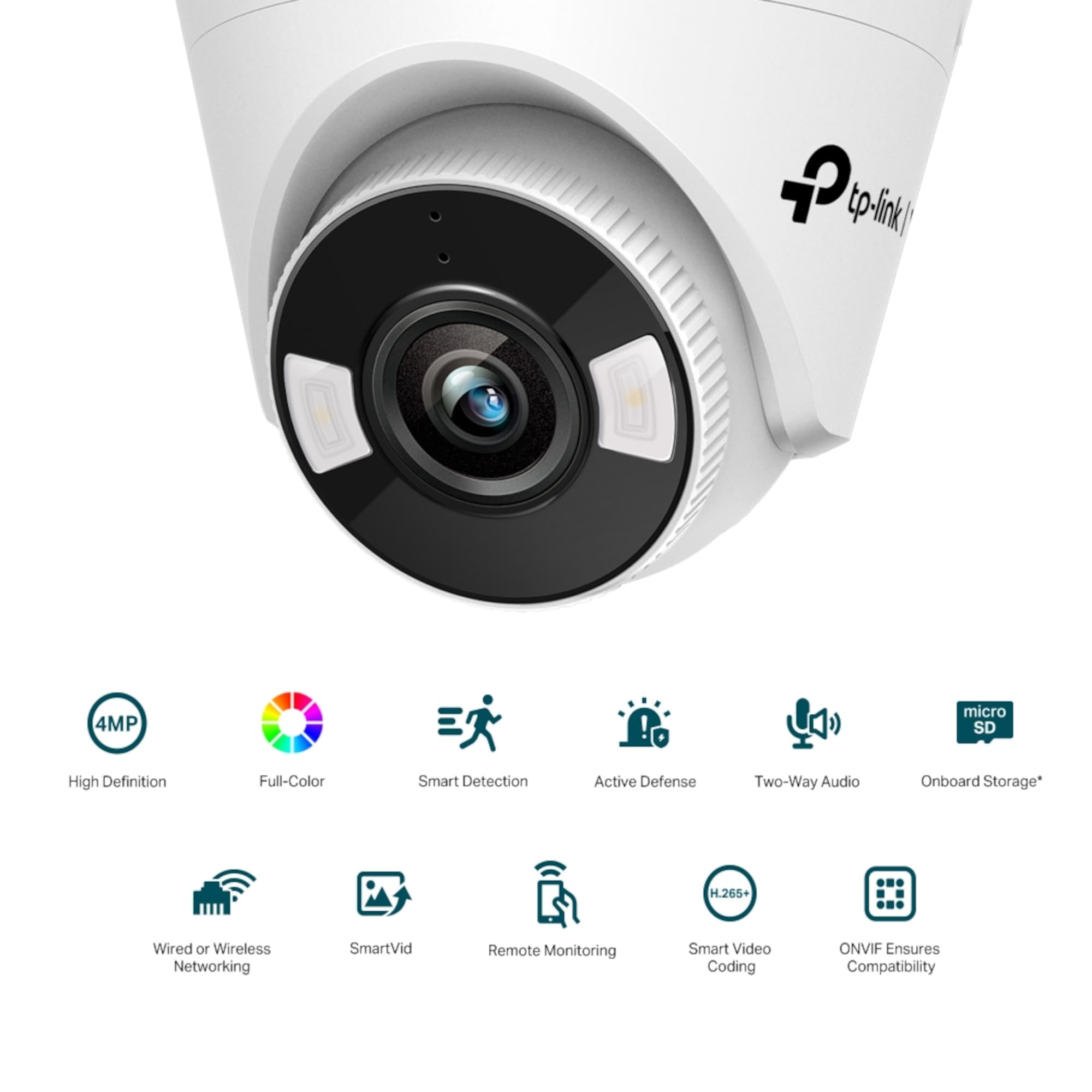 Cámara Seguridad Int Tp-Link Vigi C440 Wi-Fi Color Día Noche 2K 4mp - 2