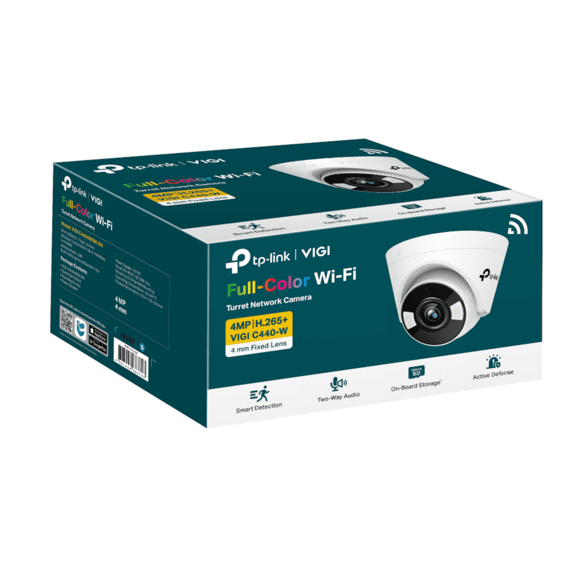 Cámara Seguridad Int Tp-Link Vigi C440 Wi-Fi Color Día Noche 2K 4mp - 5