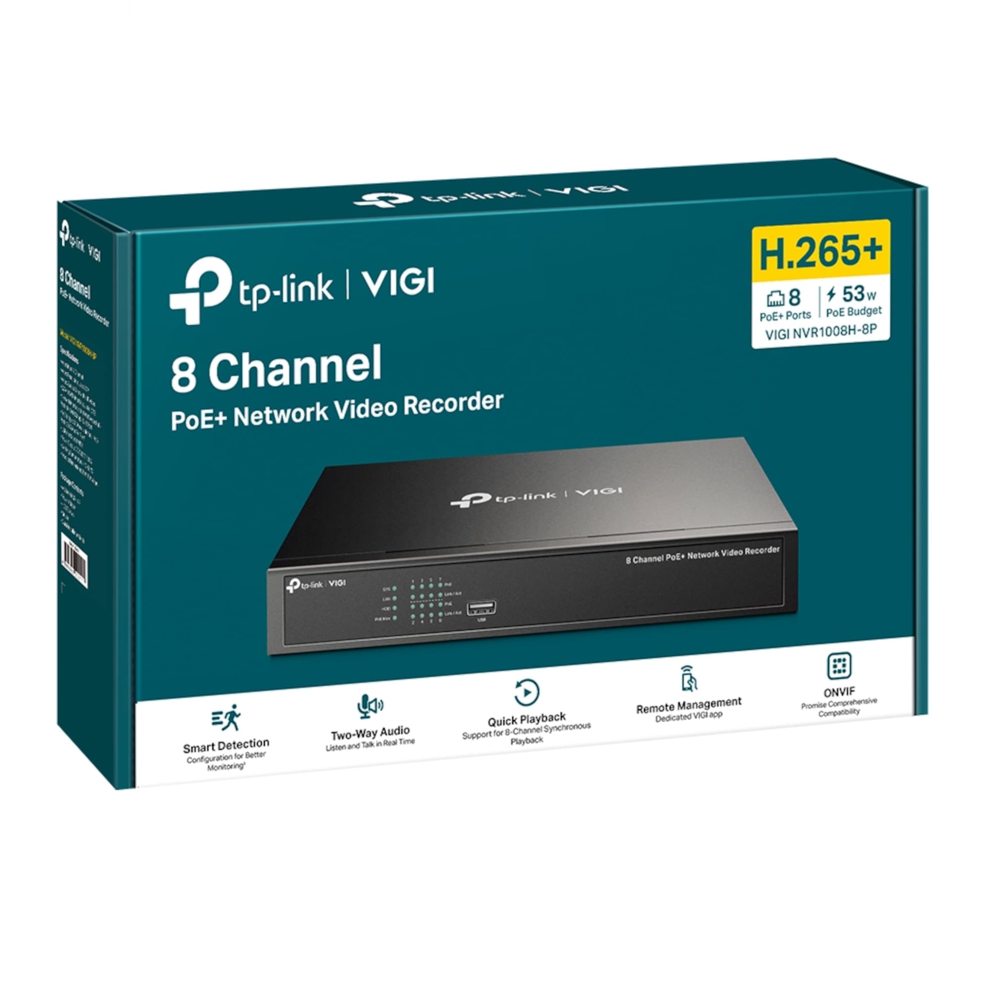 Nvr Tp-Link Vigi Nvr1008h 8 Canales  - 7