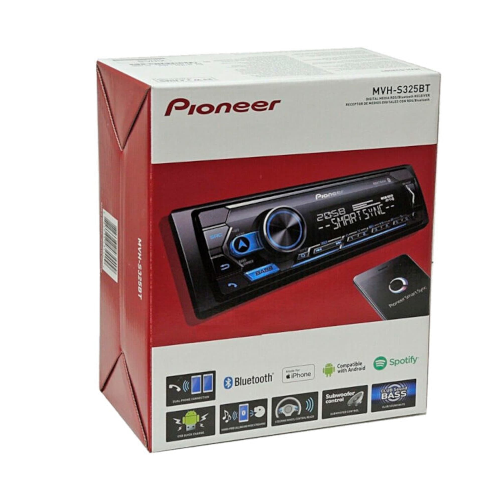Radio Para Auto Pioneer Mvh-s325bt 200w Bt - 3