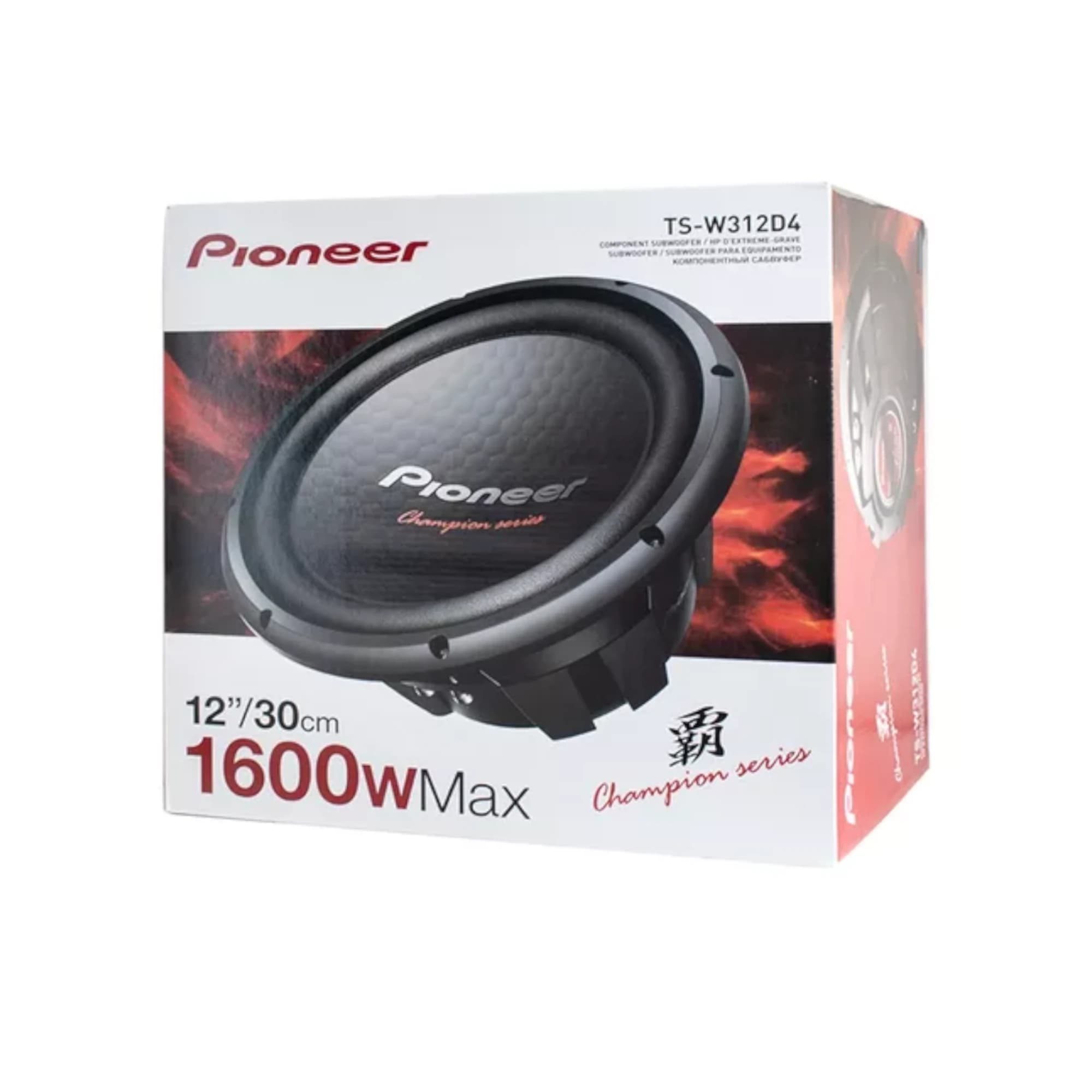 Subwoofer Pioneer para Auto Ts-w312d4 1600w 30cm - 3
