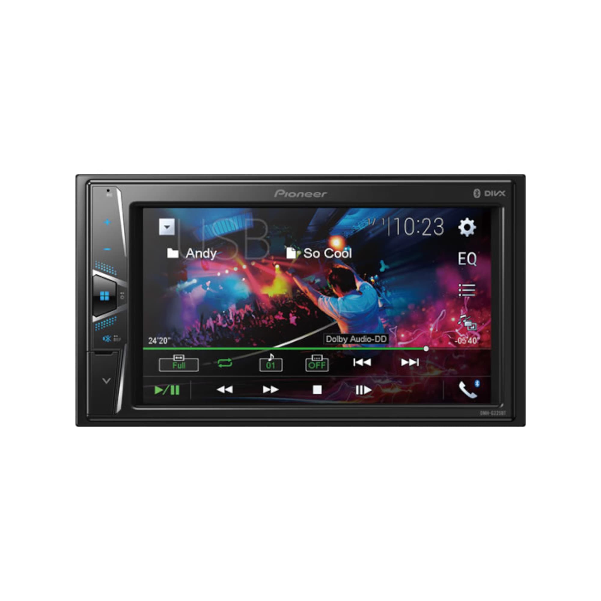 Radio Para Auto Pioneer Dmh-g225bt Con Pantalla Táctil 6,2" Bluetooth 