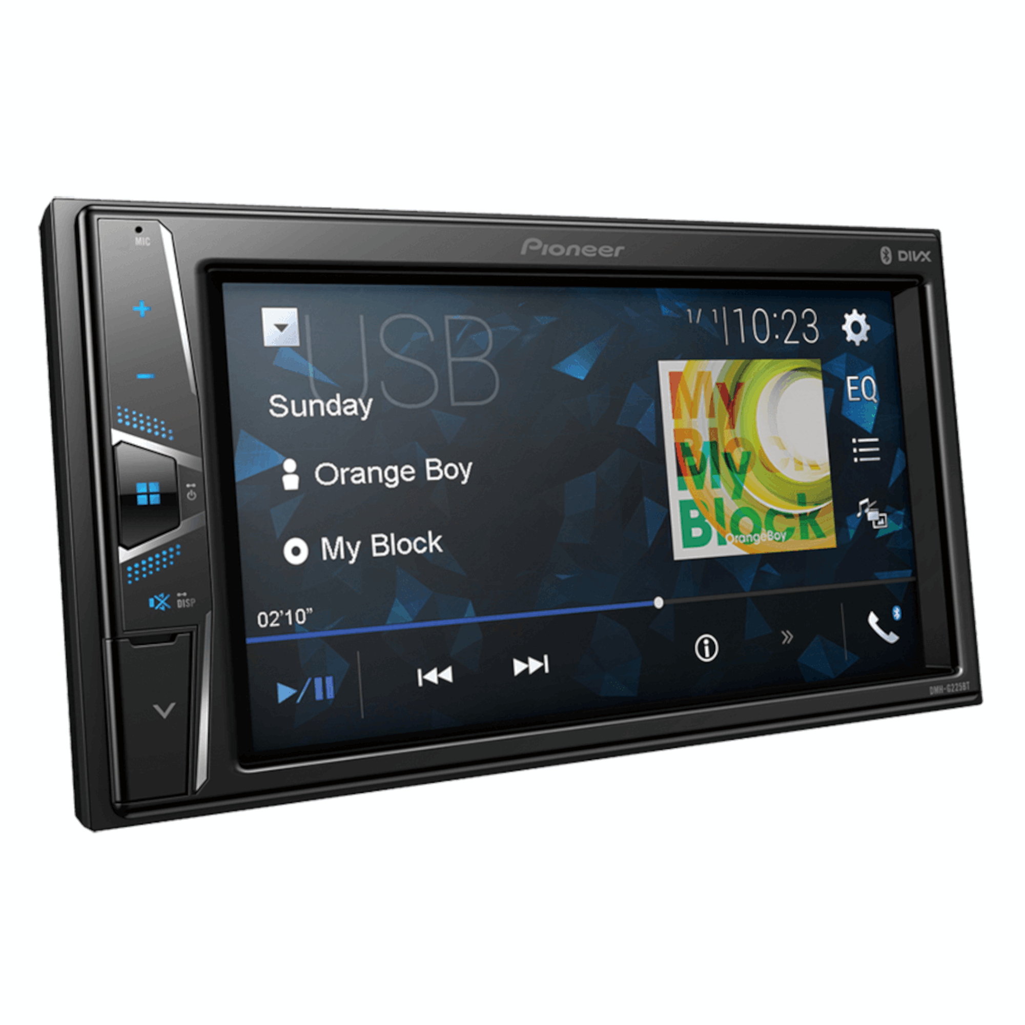 Radio Para Auto Pioneer Dmh-g225bt Con Pantalla Táctil 6,2" Bluetooth  - 3