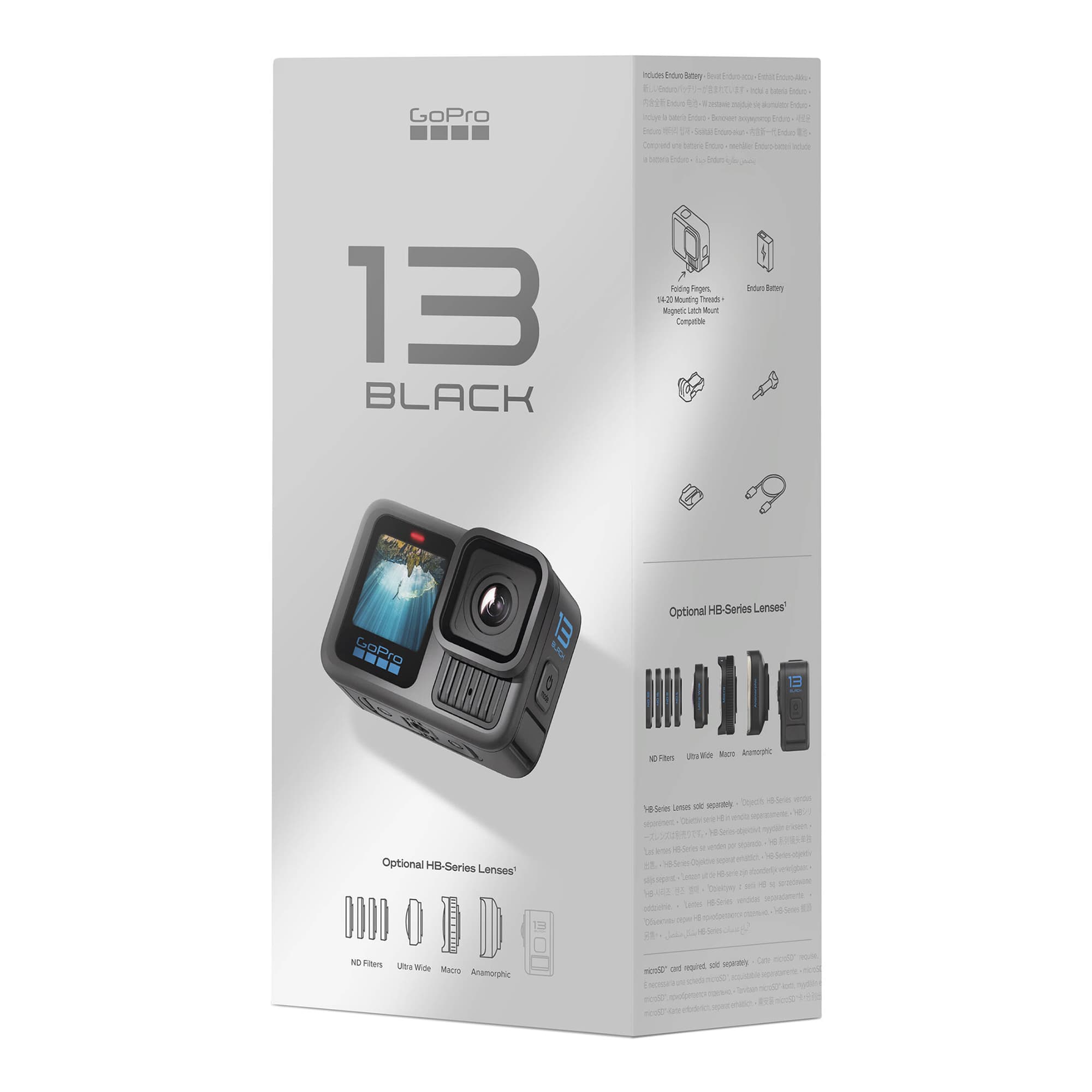 Cámara Gopro Hero 13 Black 27,13mp 5,3k Sumergible 10m - 5