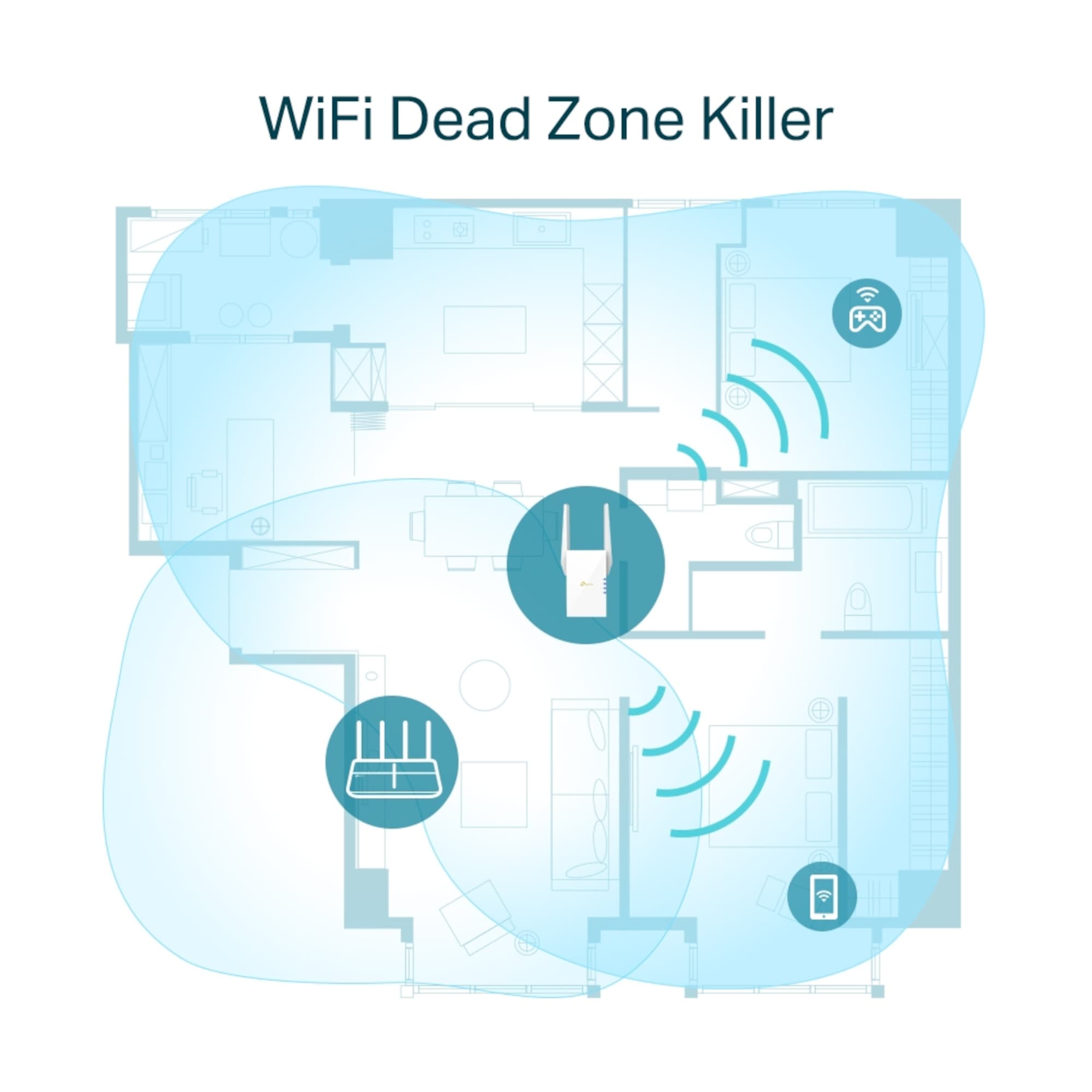 Repetidor De Wi-Fi Tp-Link Re605x Ax1800 2 Antenas - 4