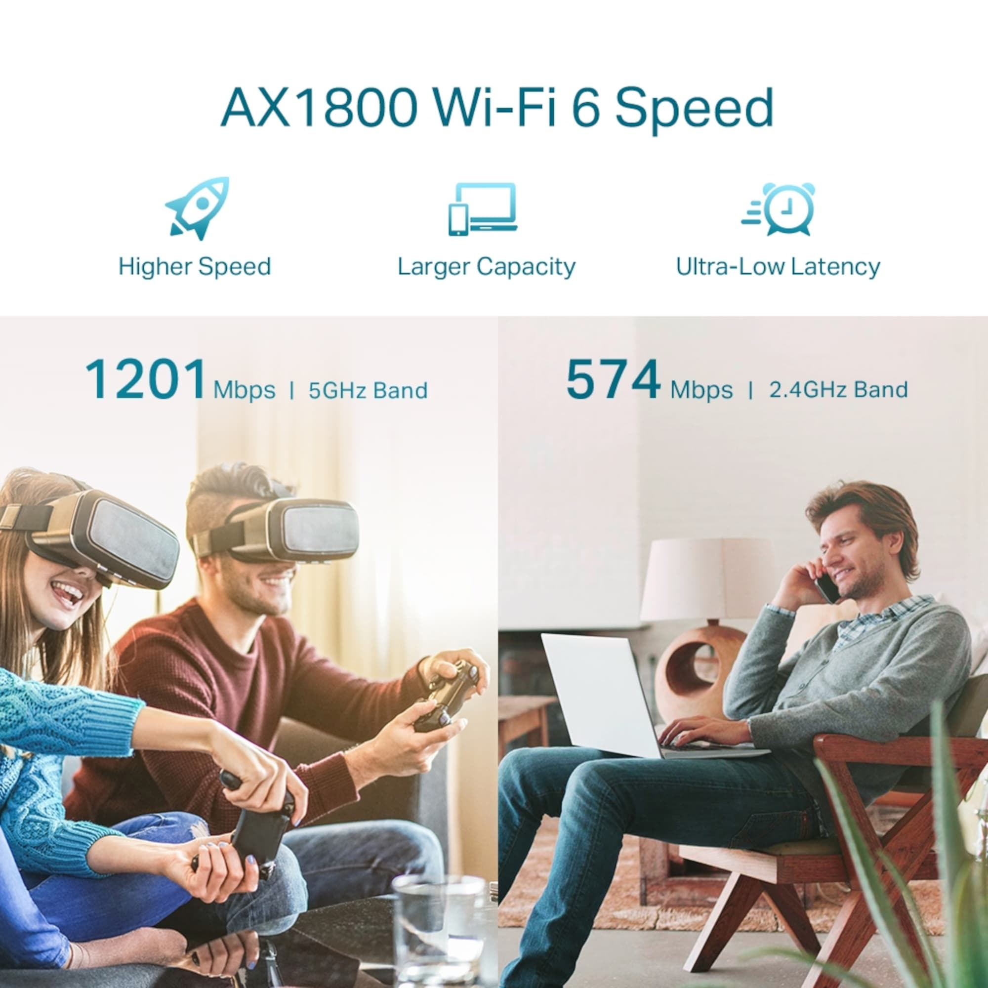 Repetidor De Wi-Fi Tp-Link Re605x Ax1800 2 Antenas - 5